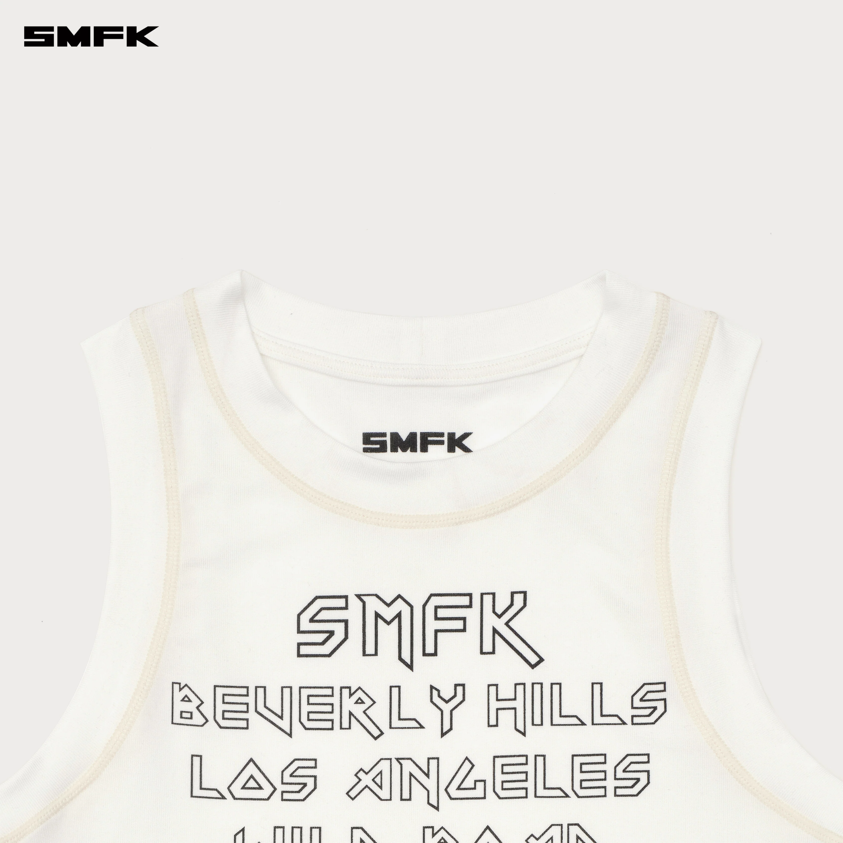 Beverly Sports Tank Top Snowy Mountain White - Image 7