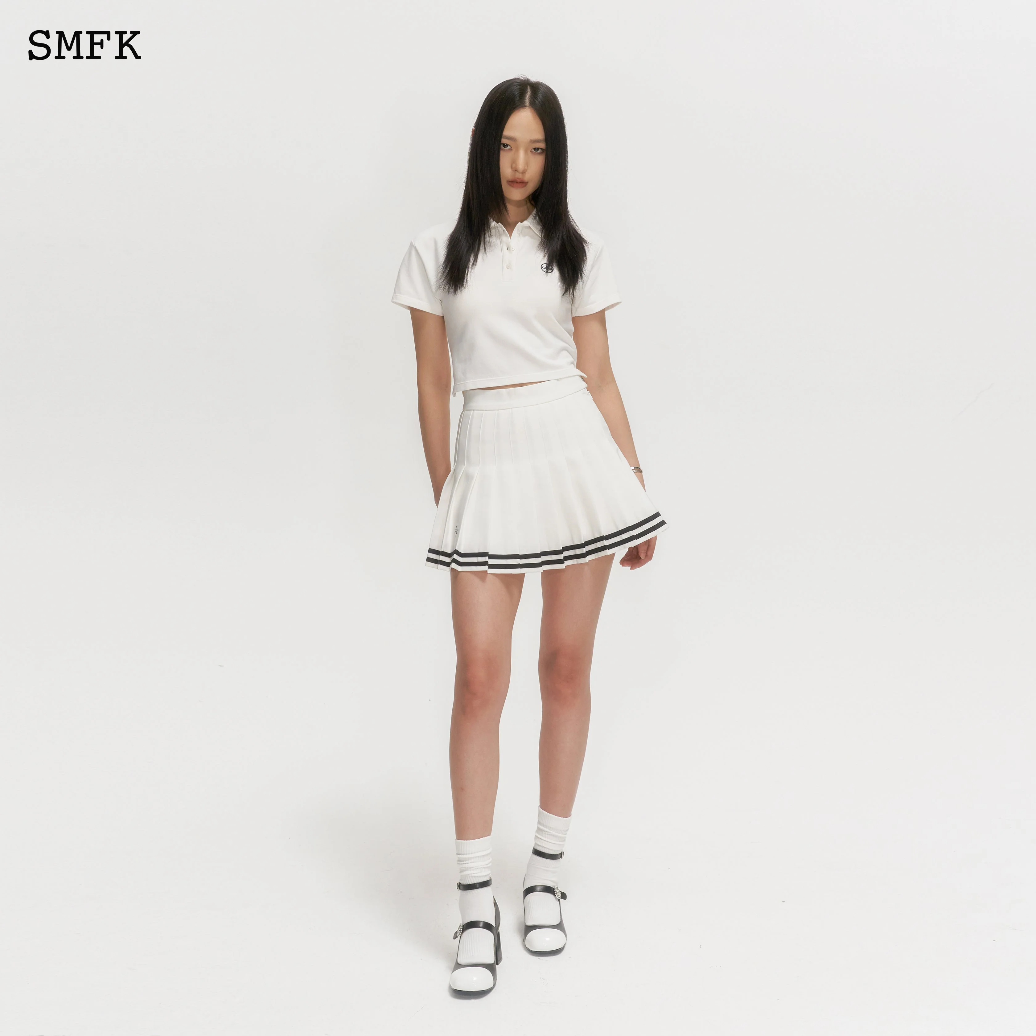 Campus White Polo - Image 2
