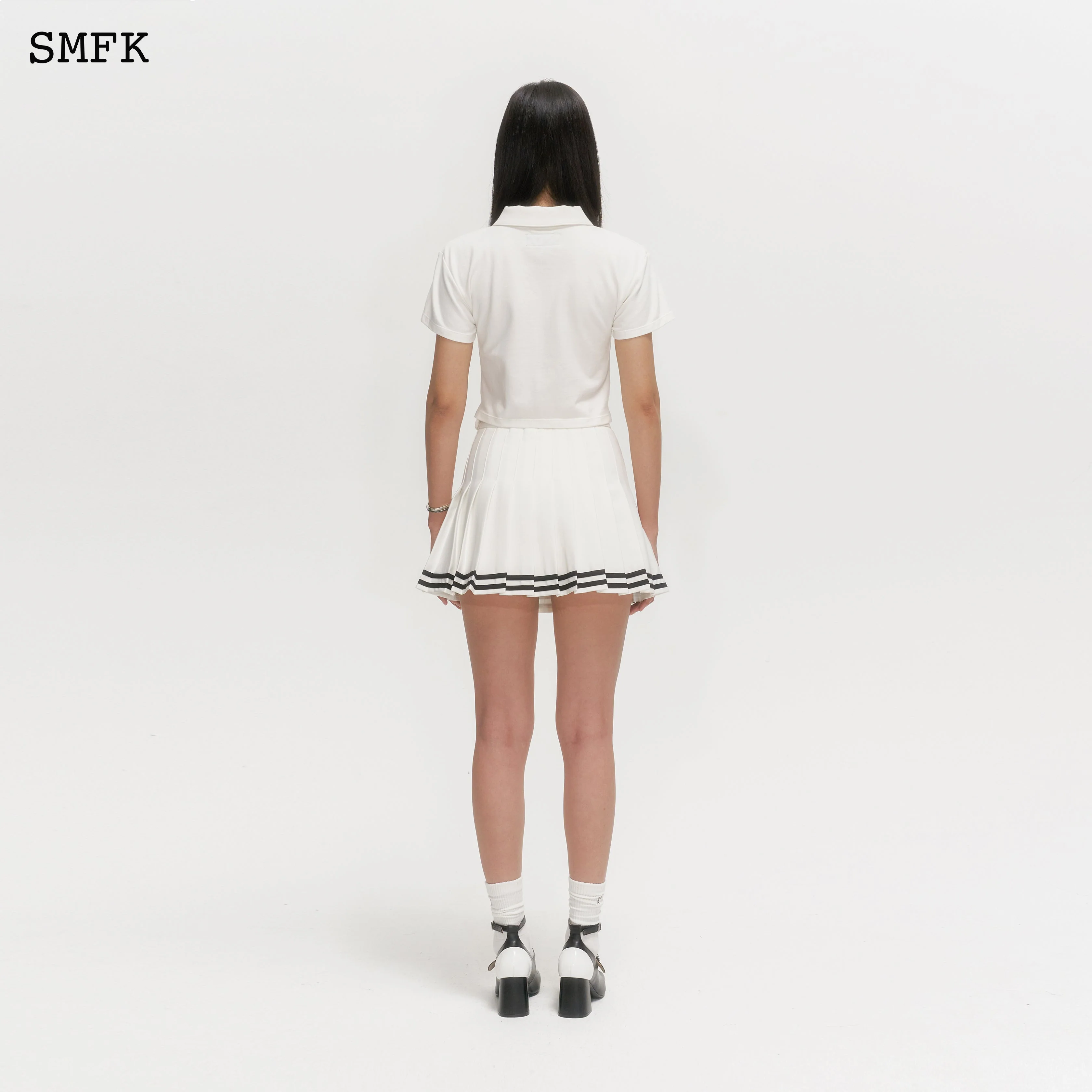 Campus White Polo - Image 3