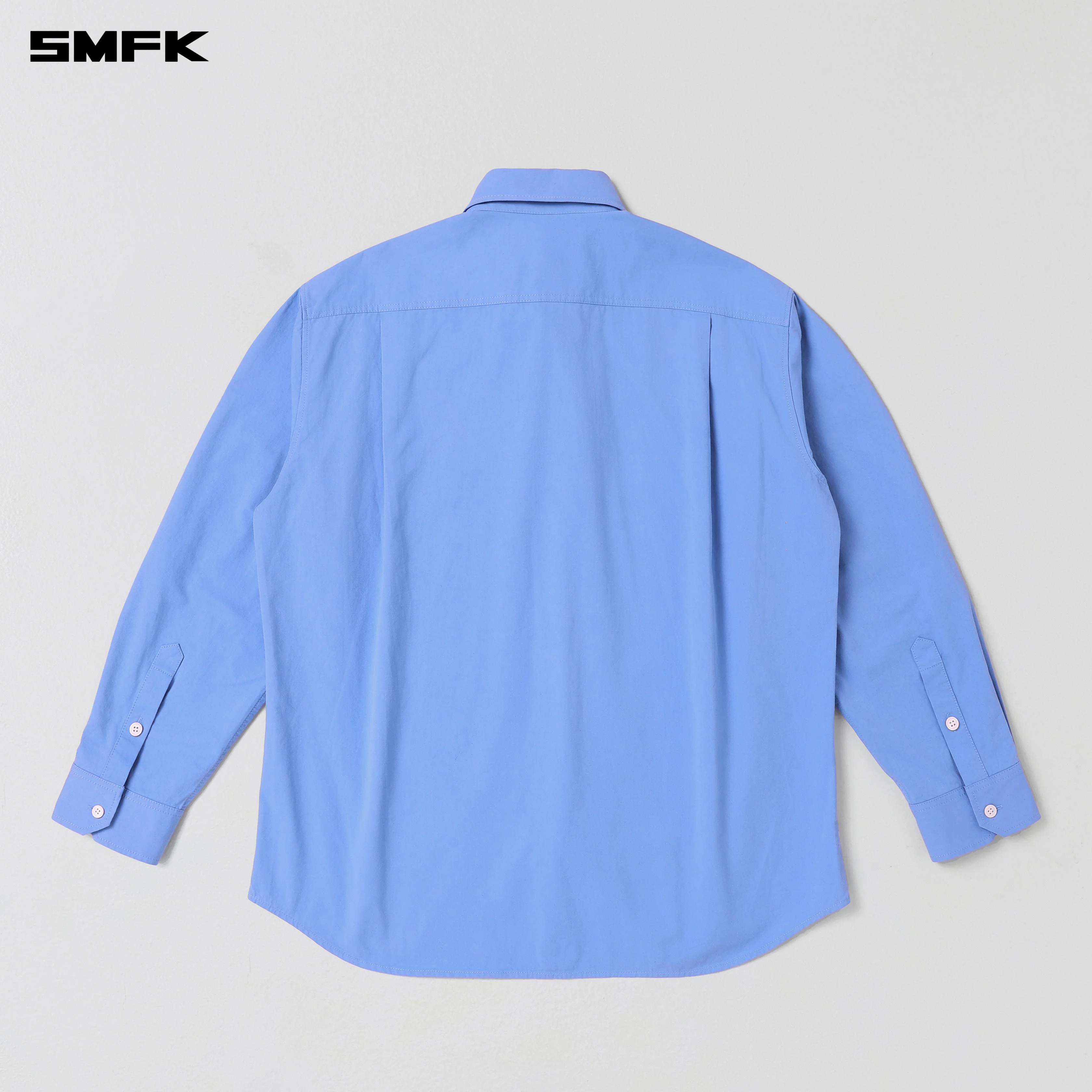 COMPASS BADGE CARGO SHIRT/COTTON FANTASY BLUE - Image 6