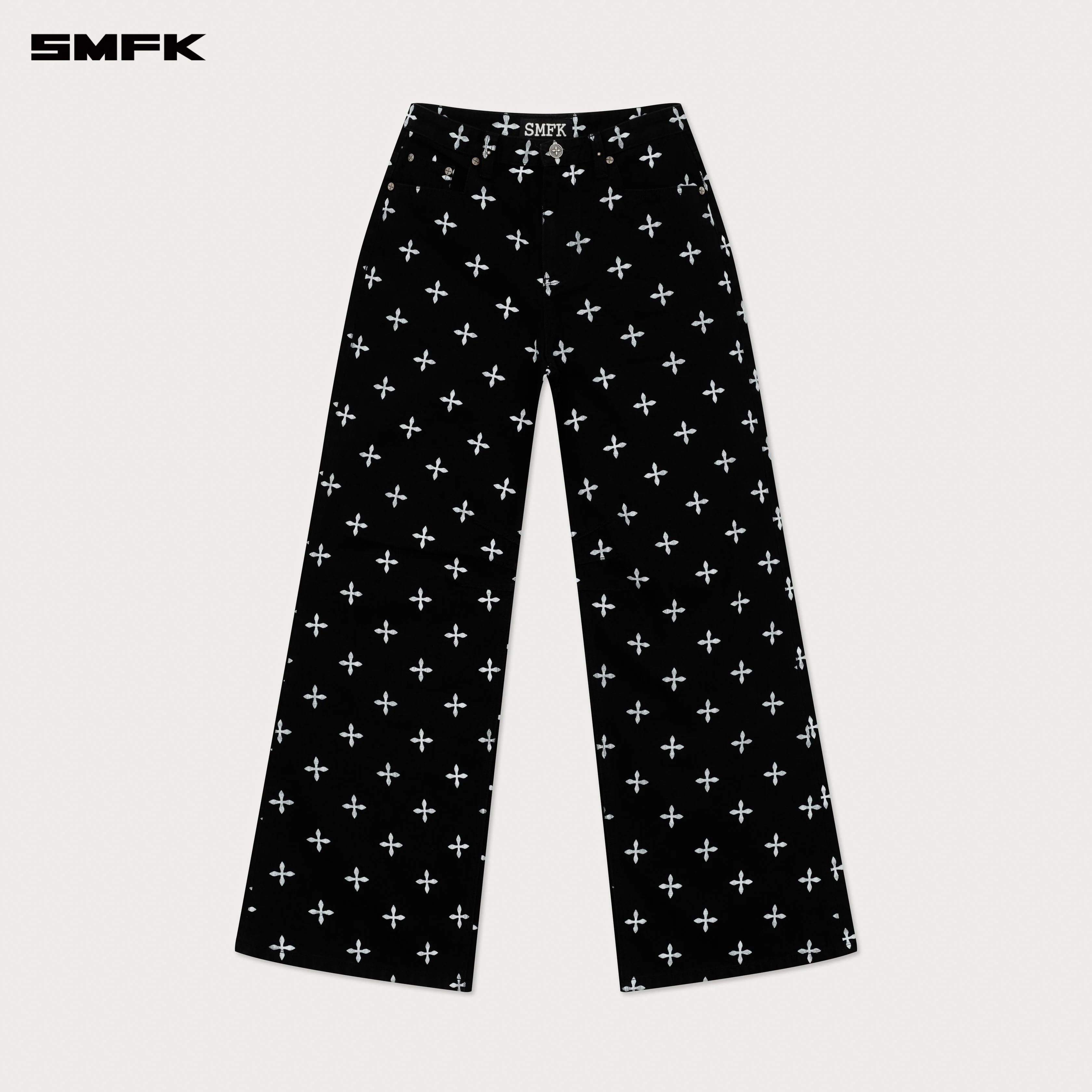 Compass Black Garden Classic Wide-Leg Jeans - Image 6