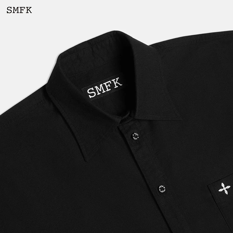 Compass Black Night Flower Classical Shirt - Image 7