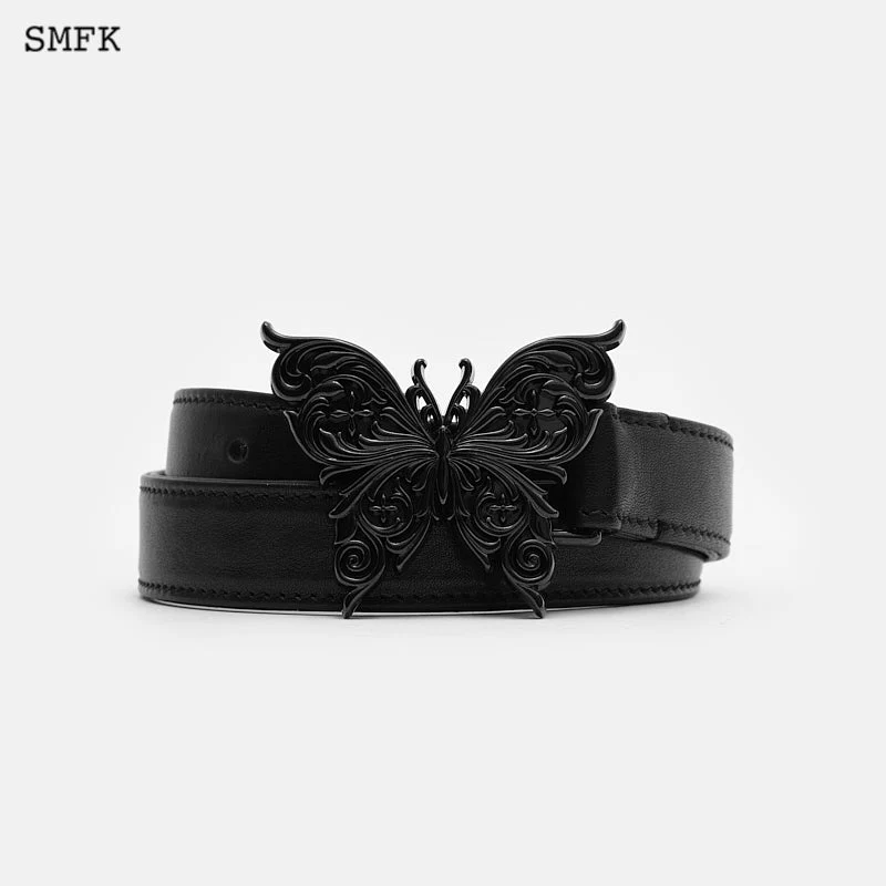 Compass butterfly vintage belt Black - Image 3