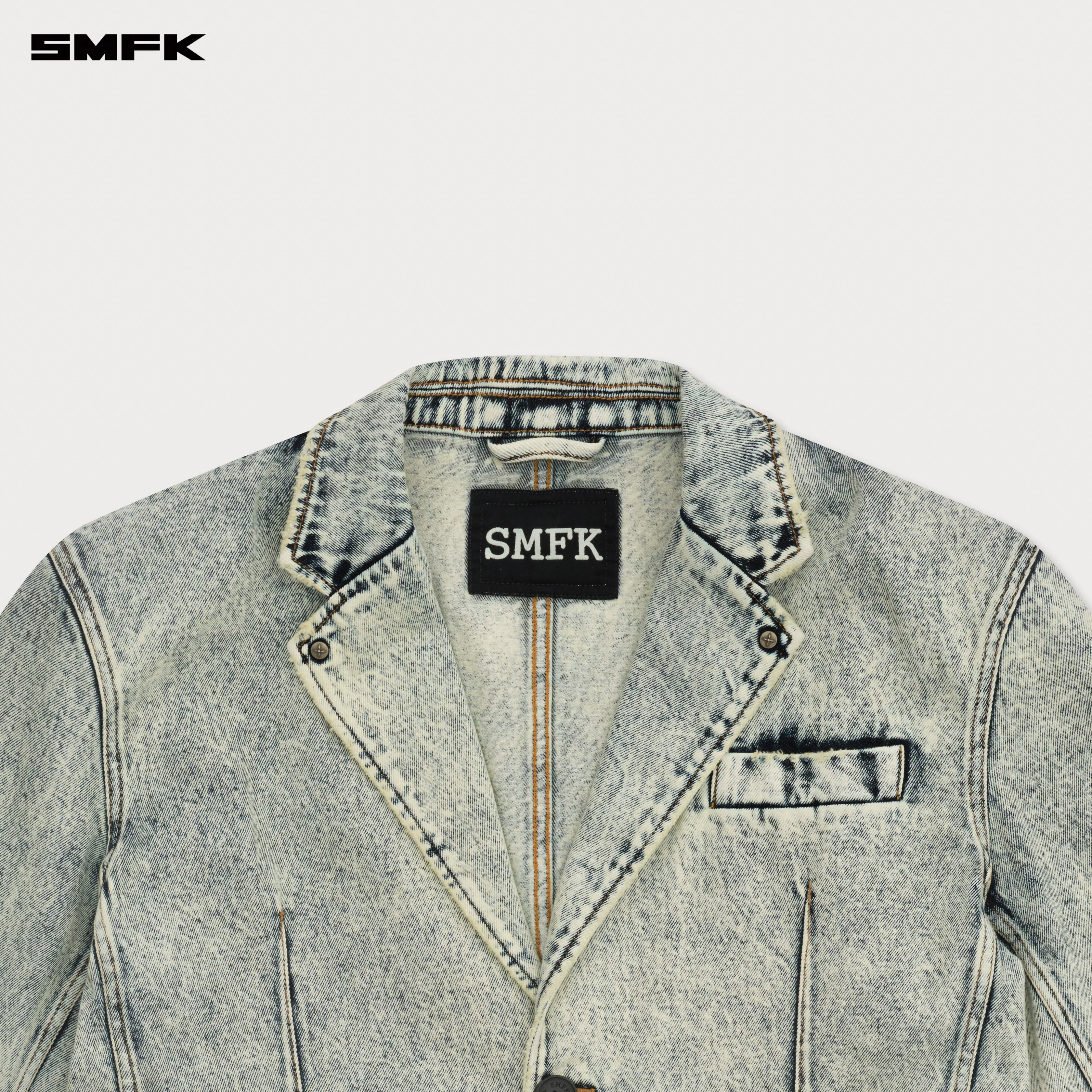 Compass Classic Cross Denim Suit White - Image 8