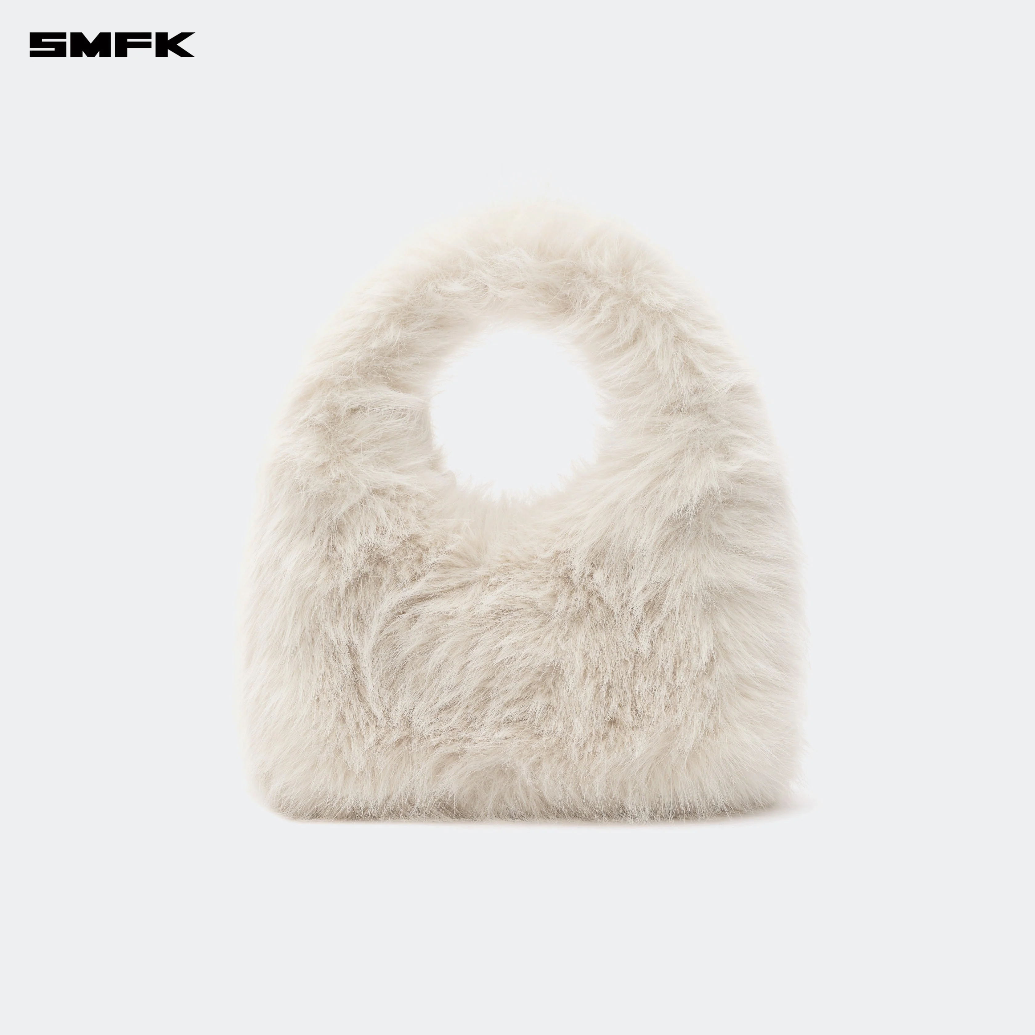 Compass Cobble Small Bag In Cream - Image 3