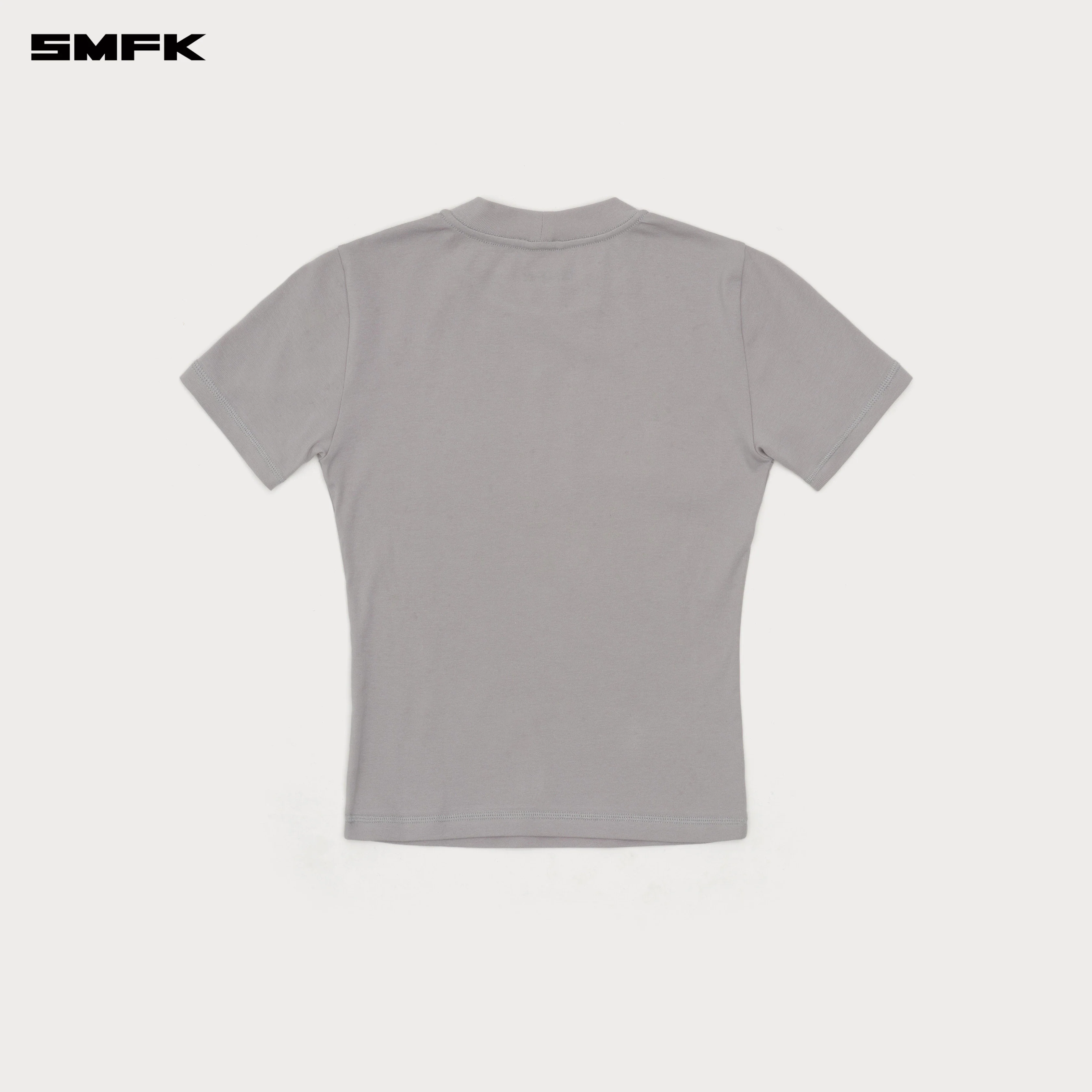 Compass Cross Badge Waist Tee Gray - Image 6