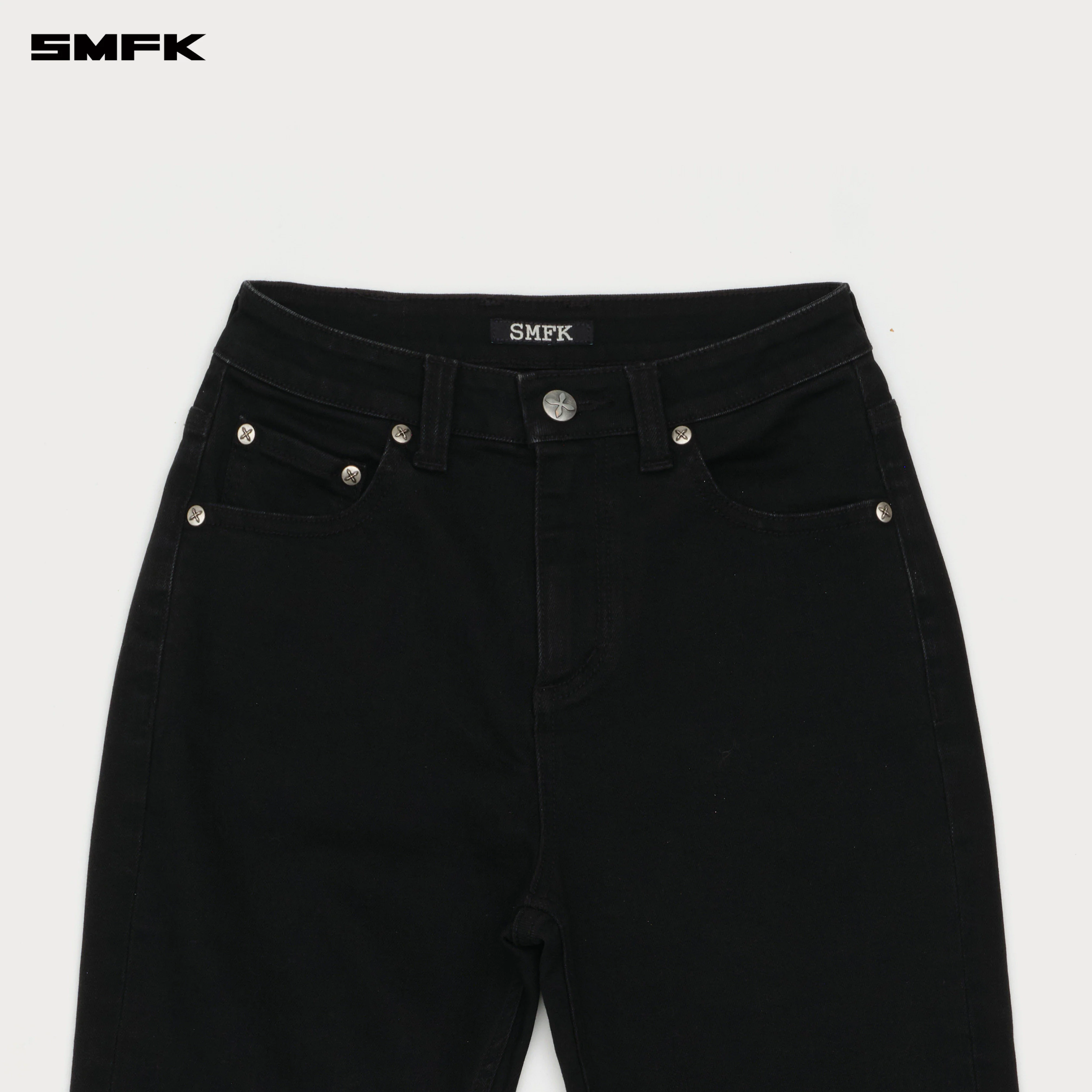 COMPASS Cross Classic Flared Jeans Black - Image 8