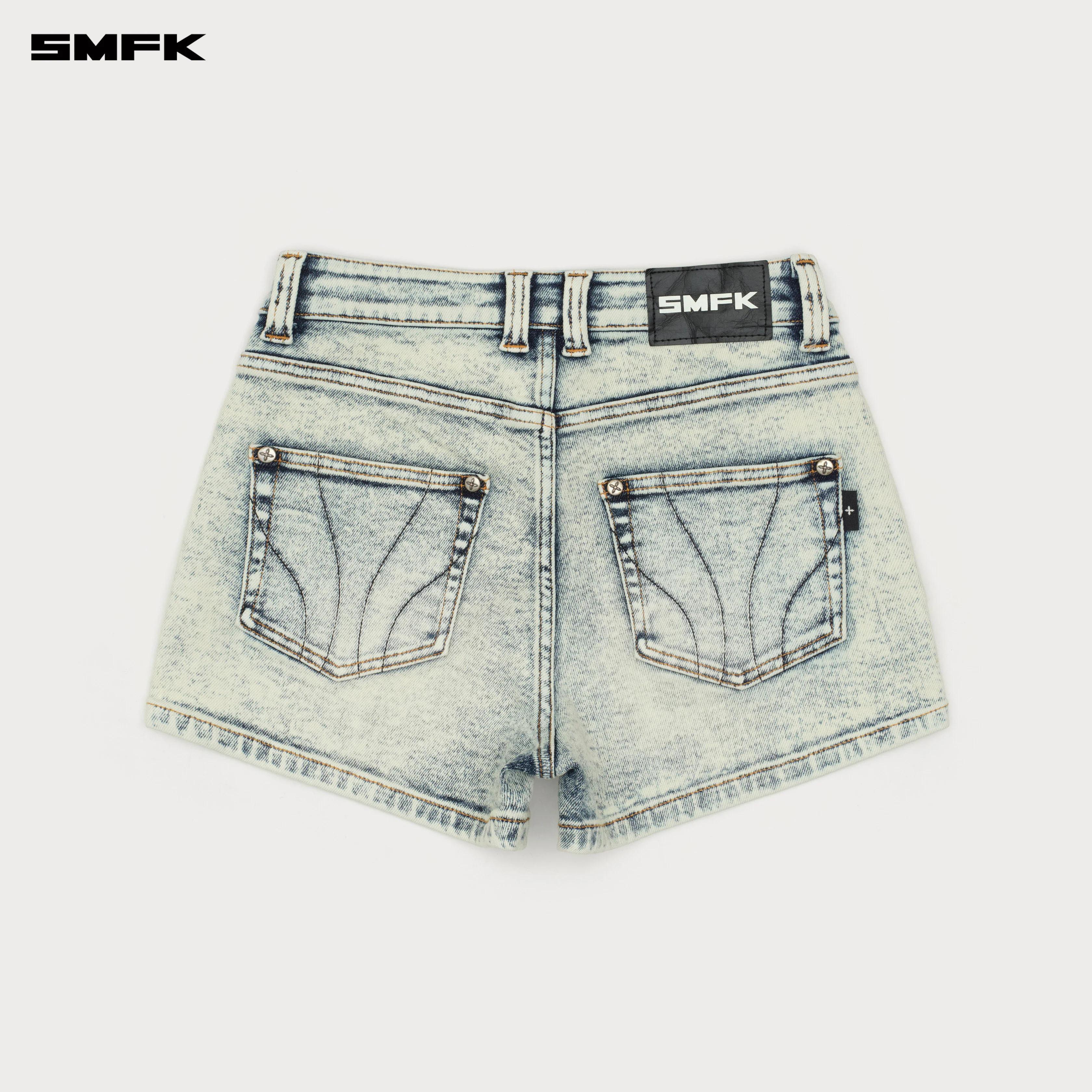 COMPASS DANCER Classic Denim Shorts Snowflake - Image 8