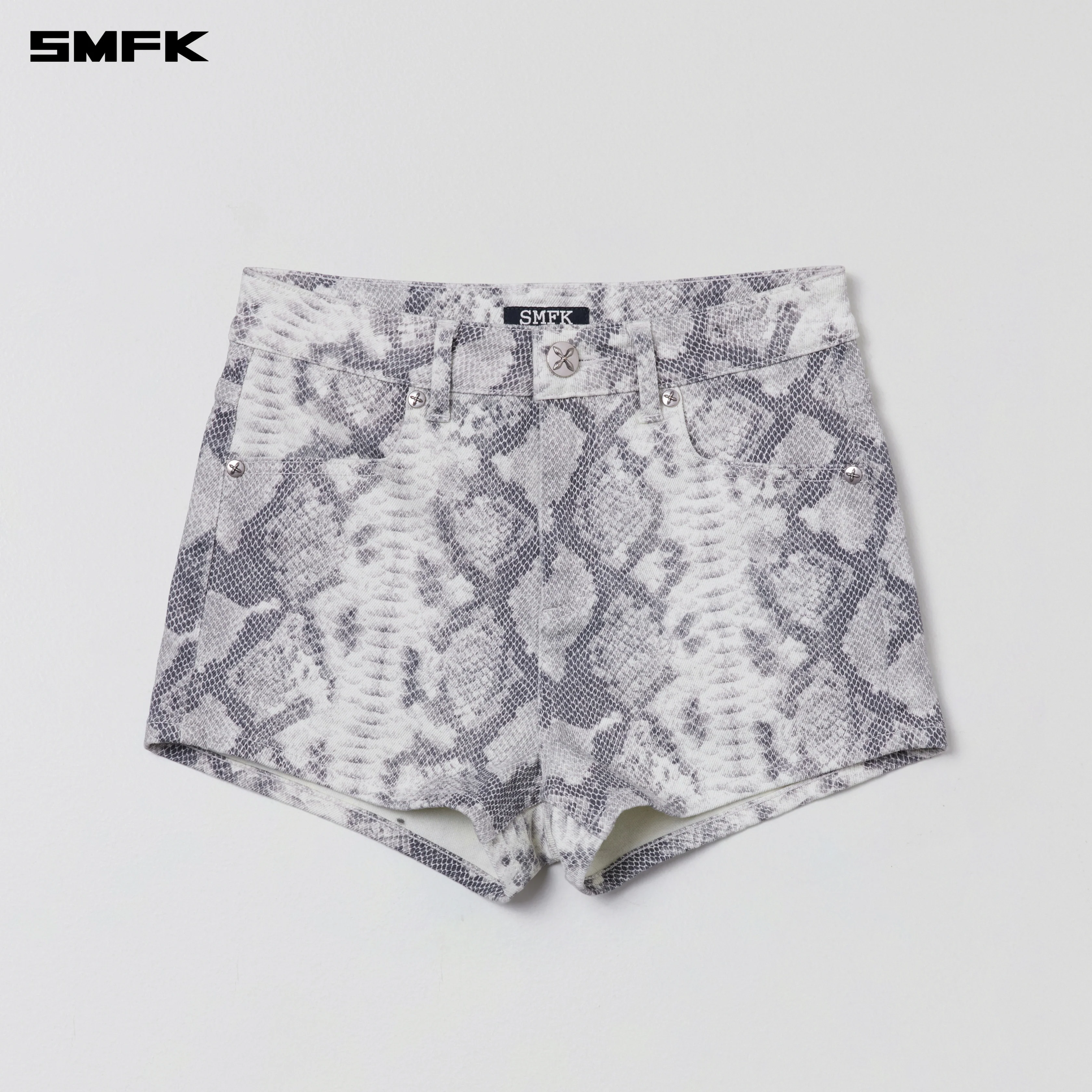 COMPASS DANCER DENIM FLAT SHORTS MIRAGE SNAKE - Image 5