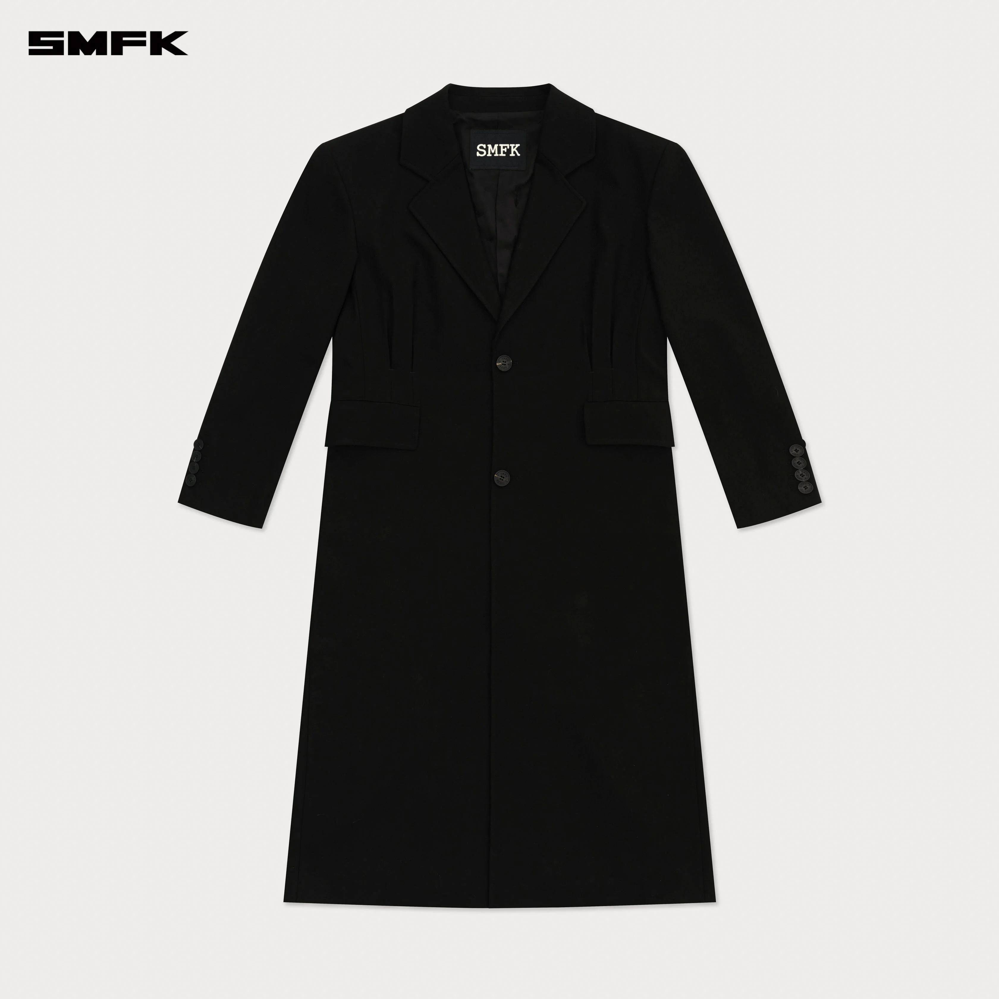 Compass Designer Midnight Trench Coat - Image 5