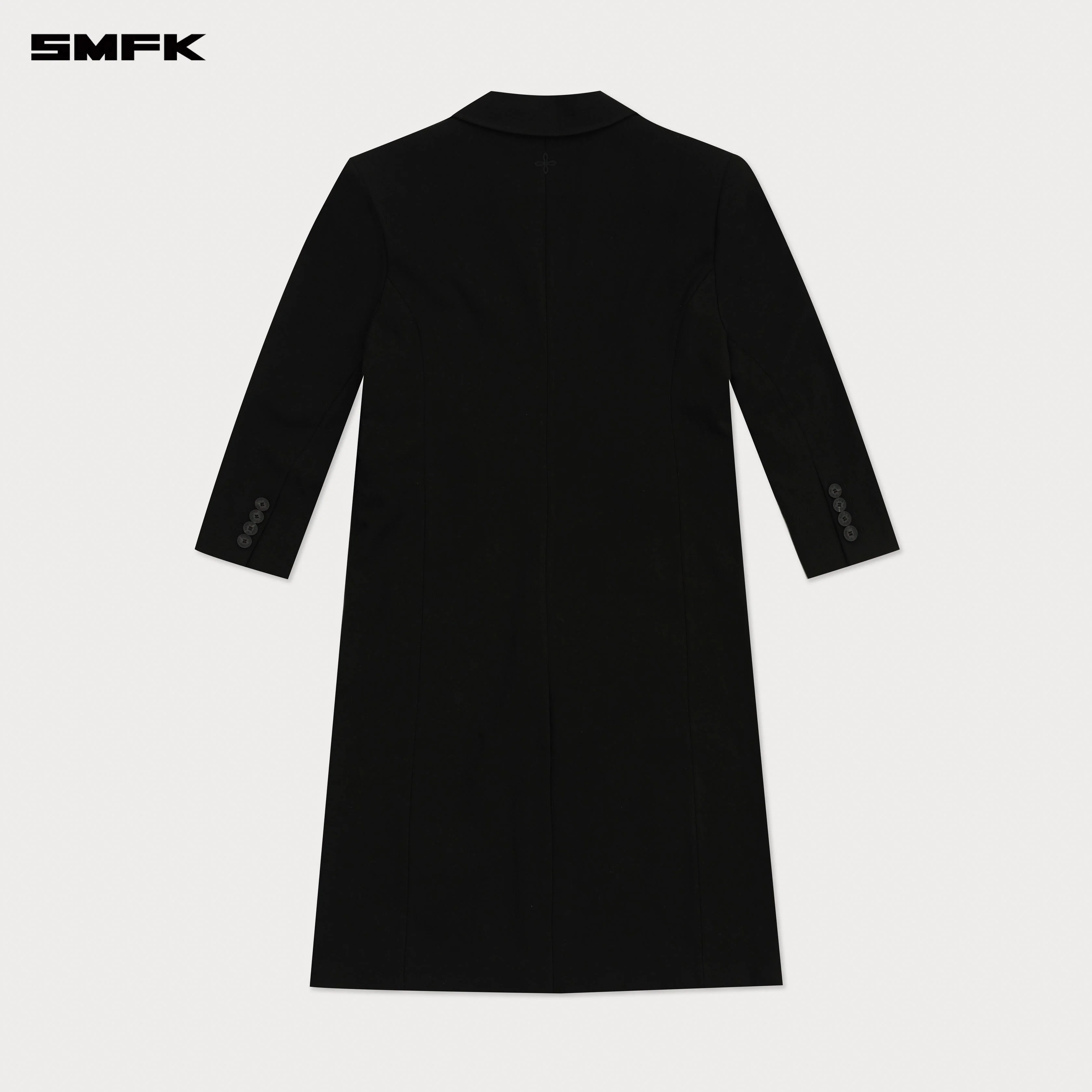 Compass Designer Midnight Trench Coat - Image 6