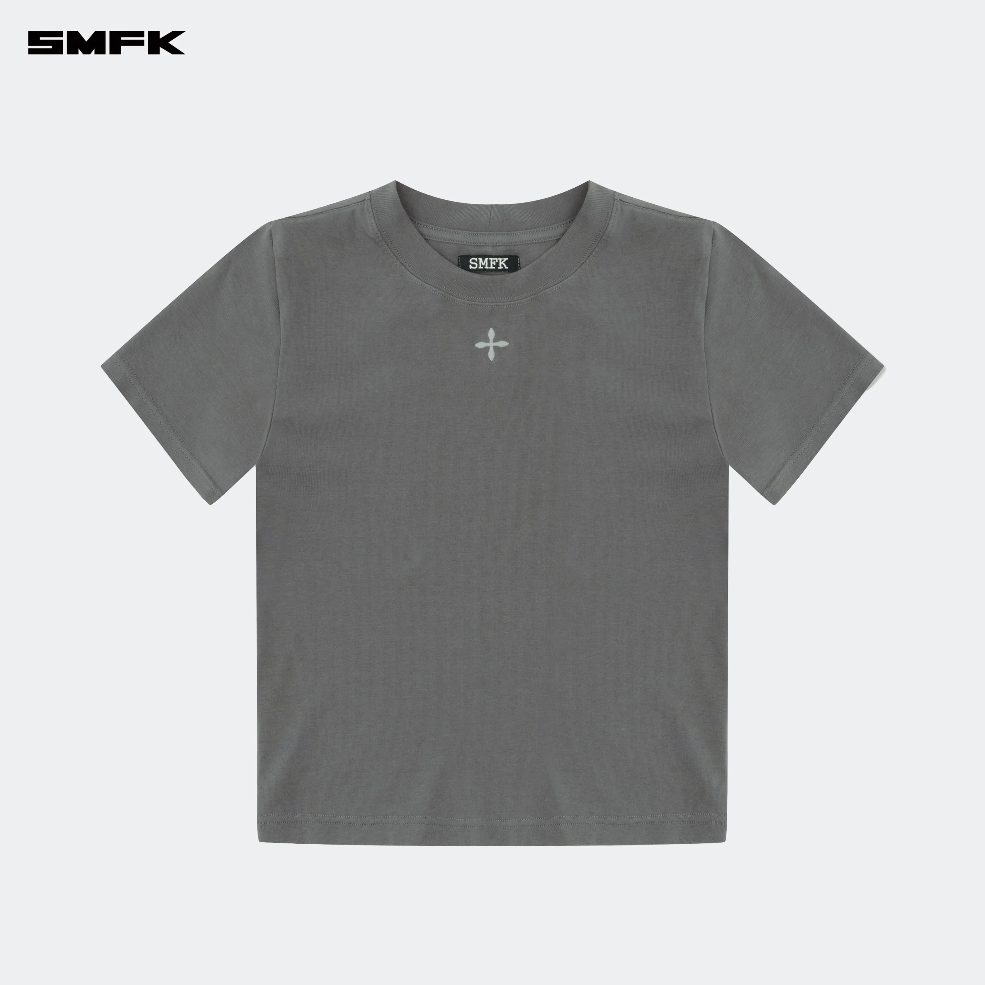 Compass Hug Slim Fit Tee Dark Gray - Image 5