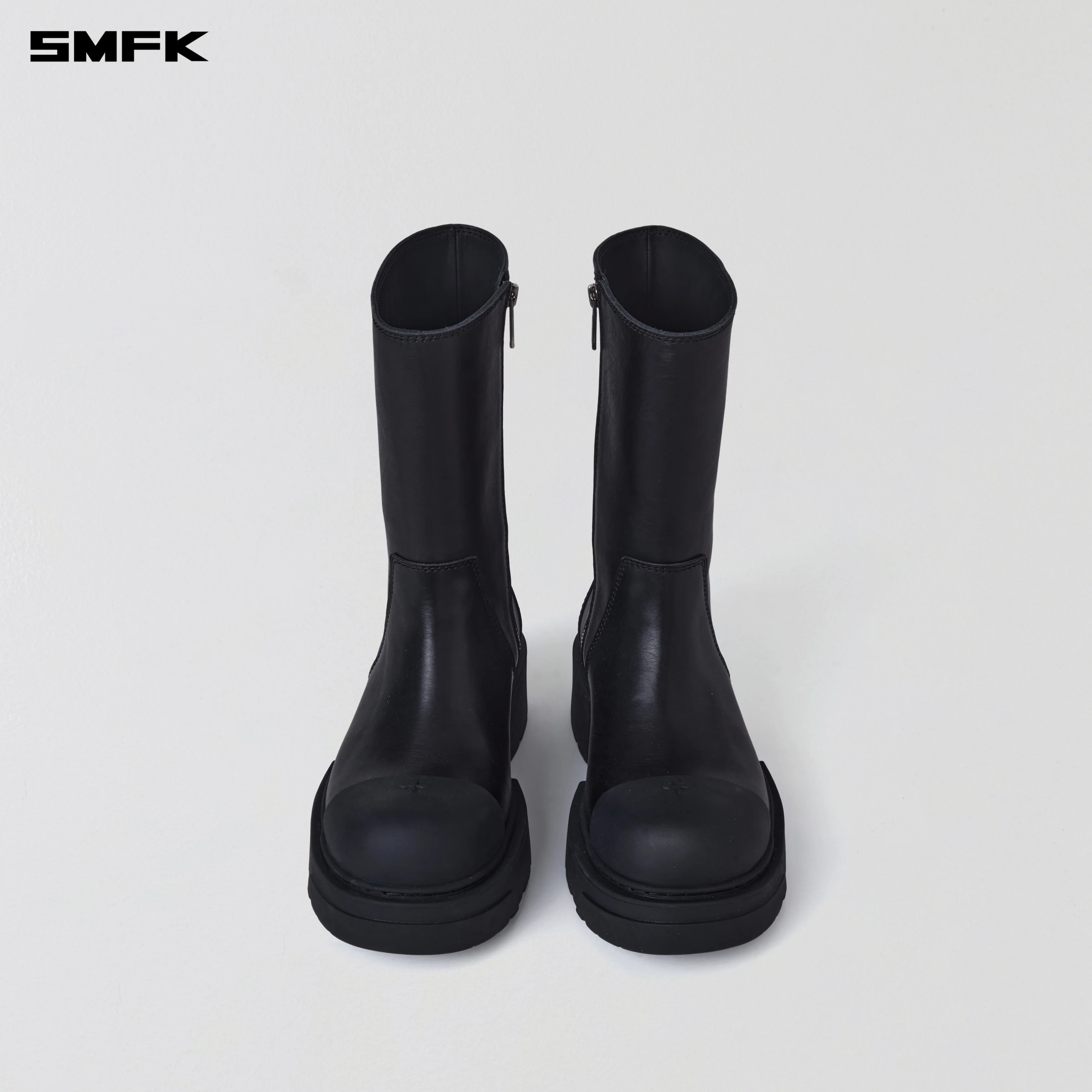 COMPASS KICK BOOTS/LEATHER WILD BLACK - Image 4