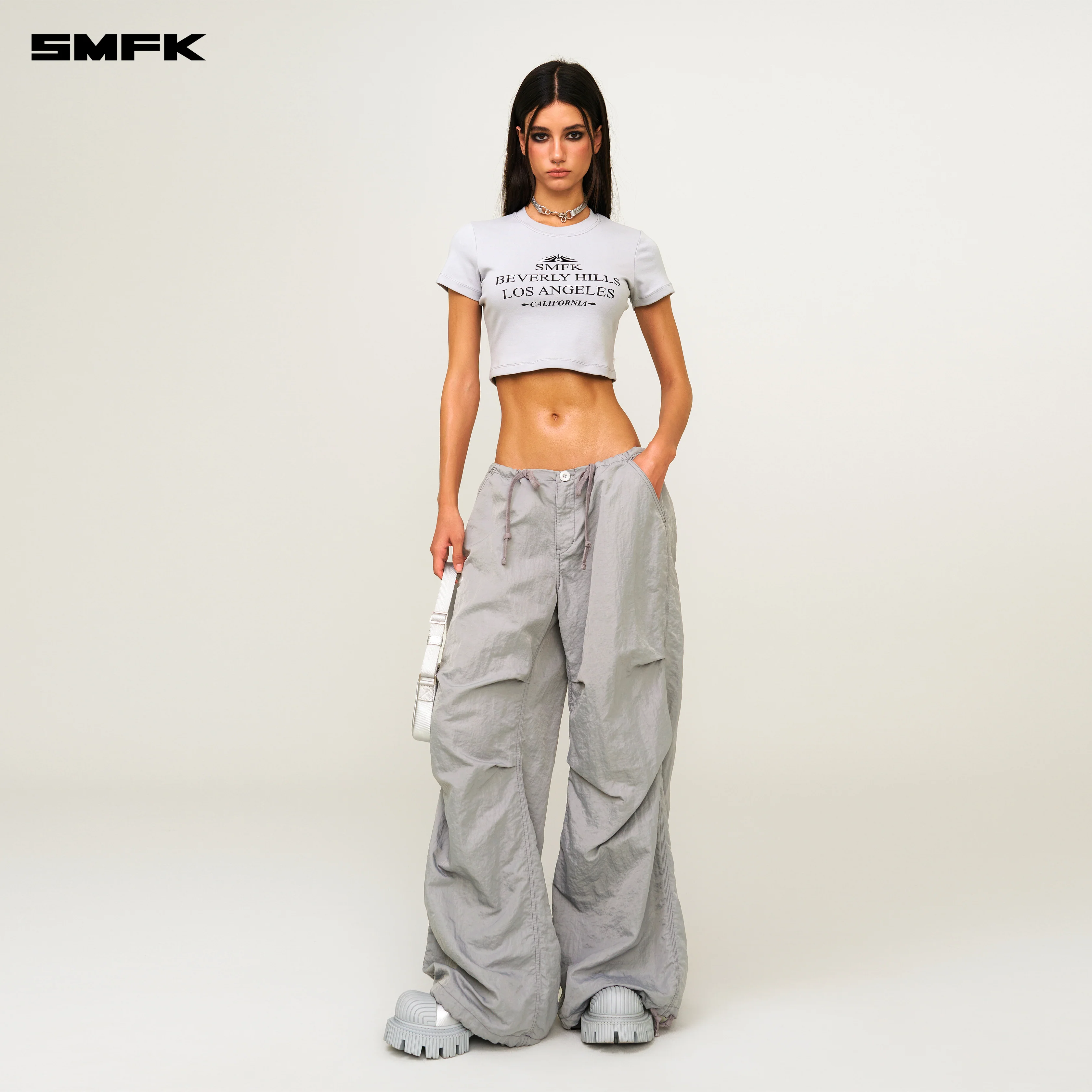 Compass Lightning Overalls Pants Gray - Image 4
