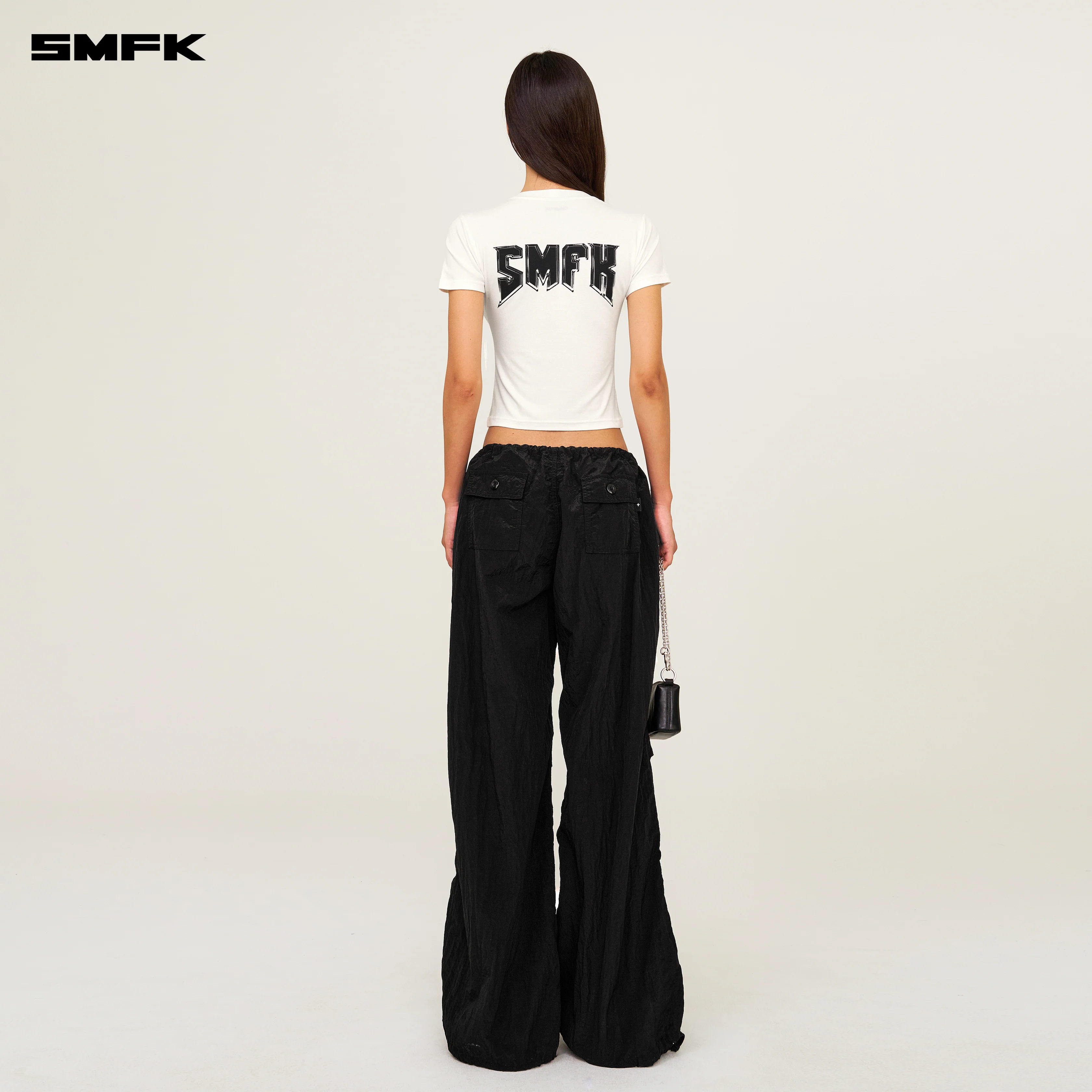 Compass Metal Rock Slim-Fit Tee White - Image 3