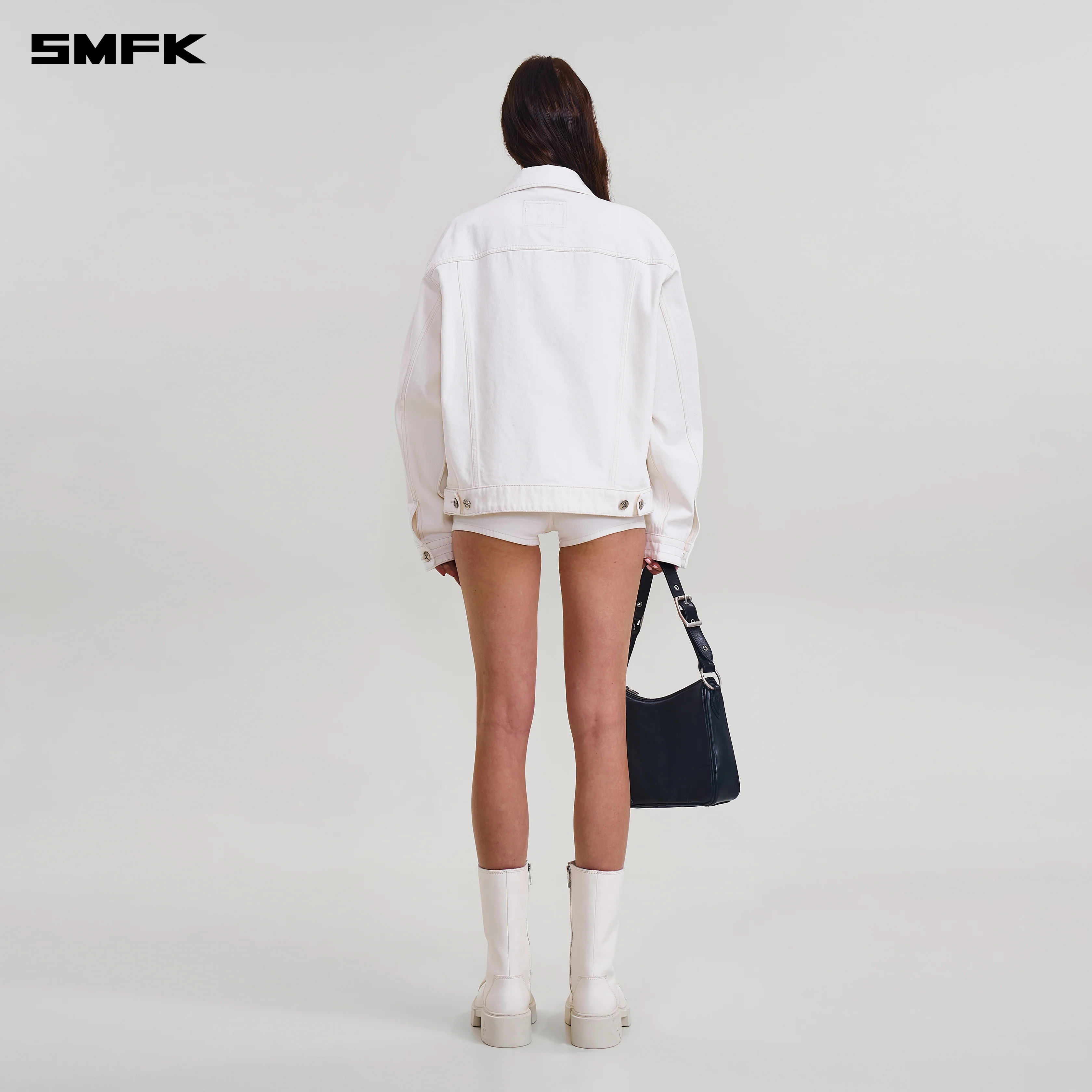 COMPASS MODE DENIM JACKET SNOW MOUNTAIN WHITE - Image 3