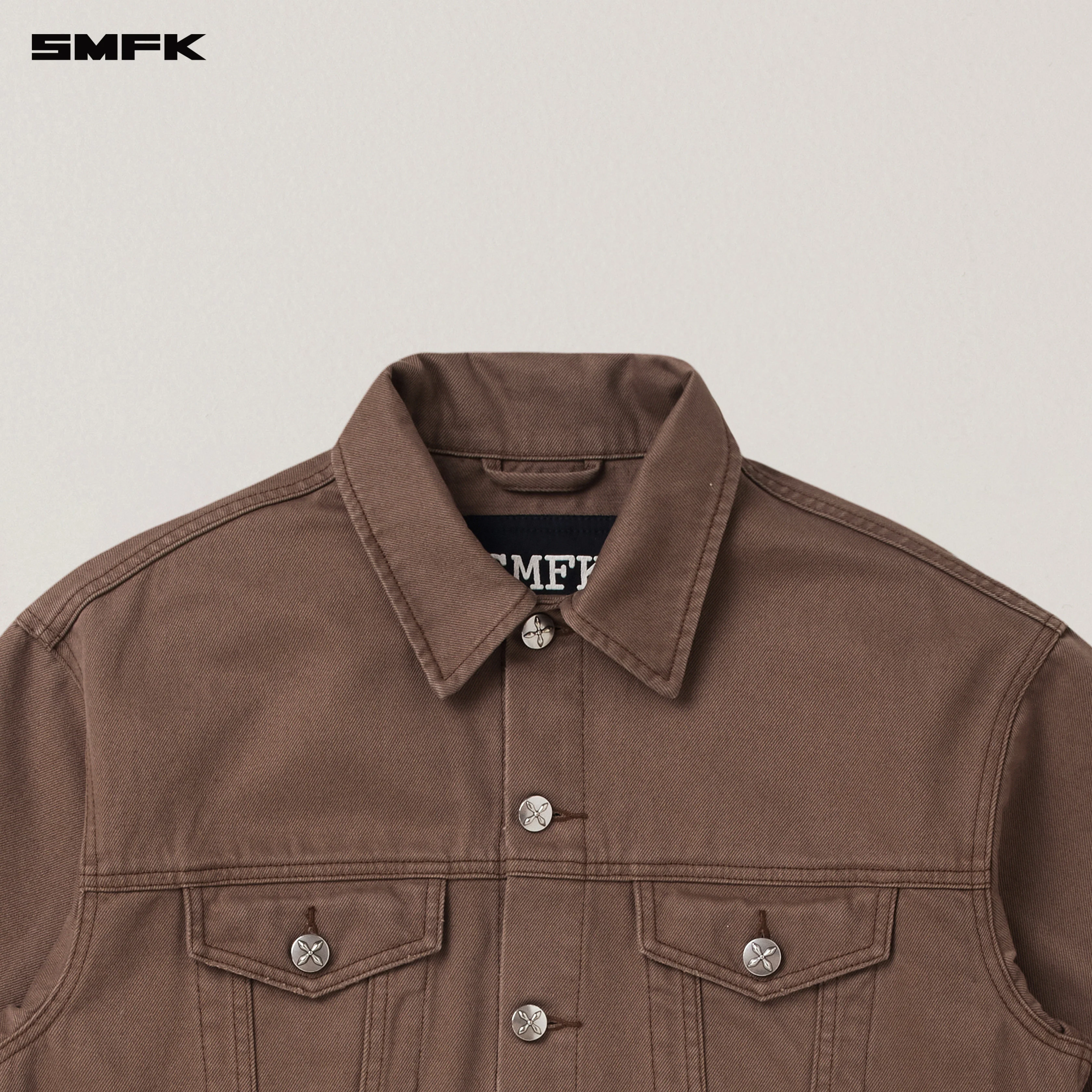 COMPASS MODE DENIM JACKET WILD HORSE BROWN - Image 7