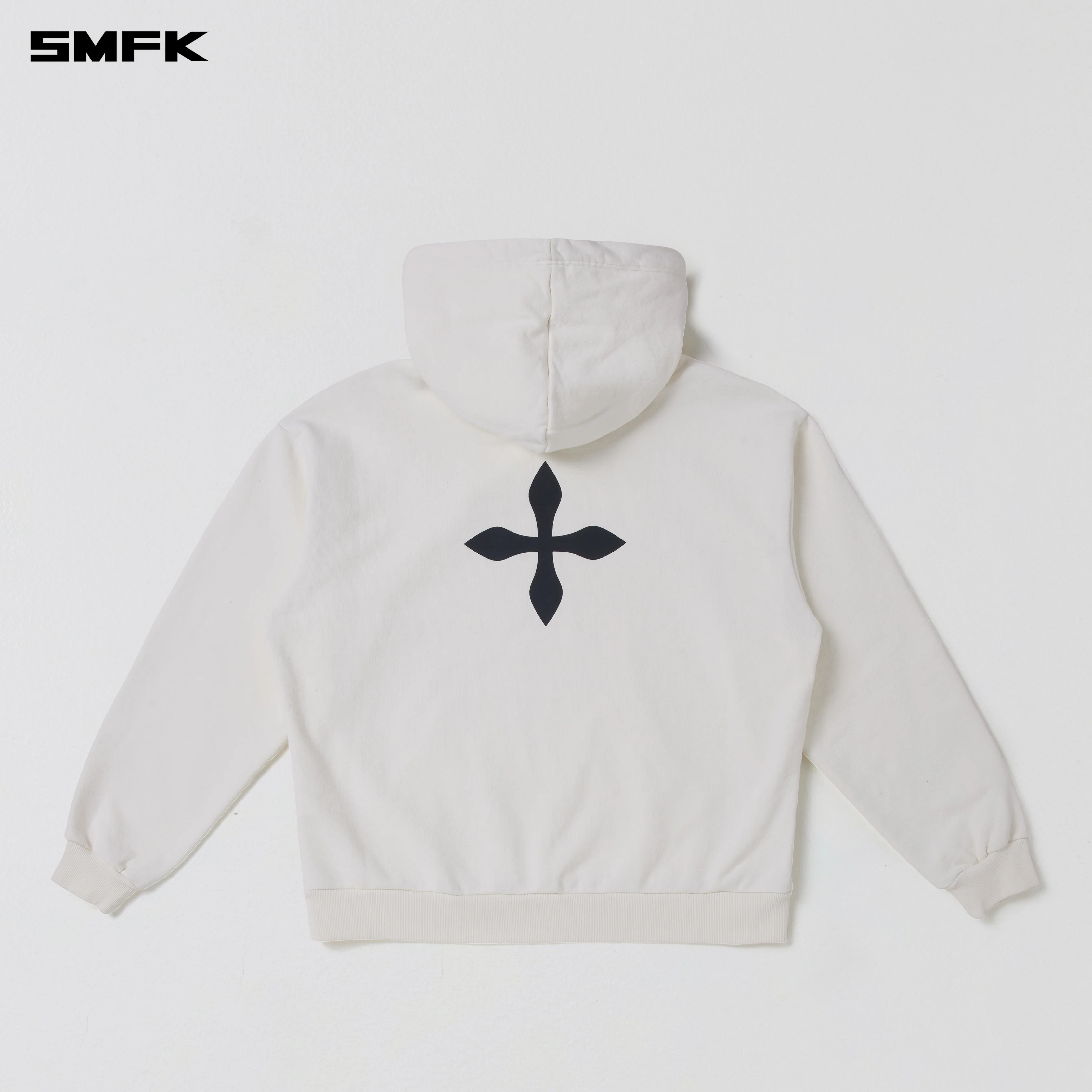 COMPASS MODE LOOSE HOODIE SNOW MOUNTAIN WHITE - Image 6