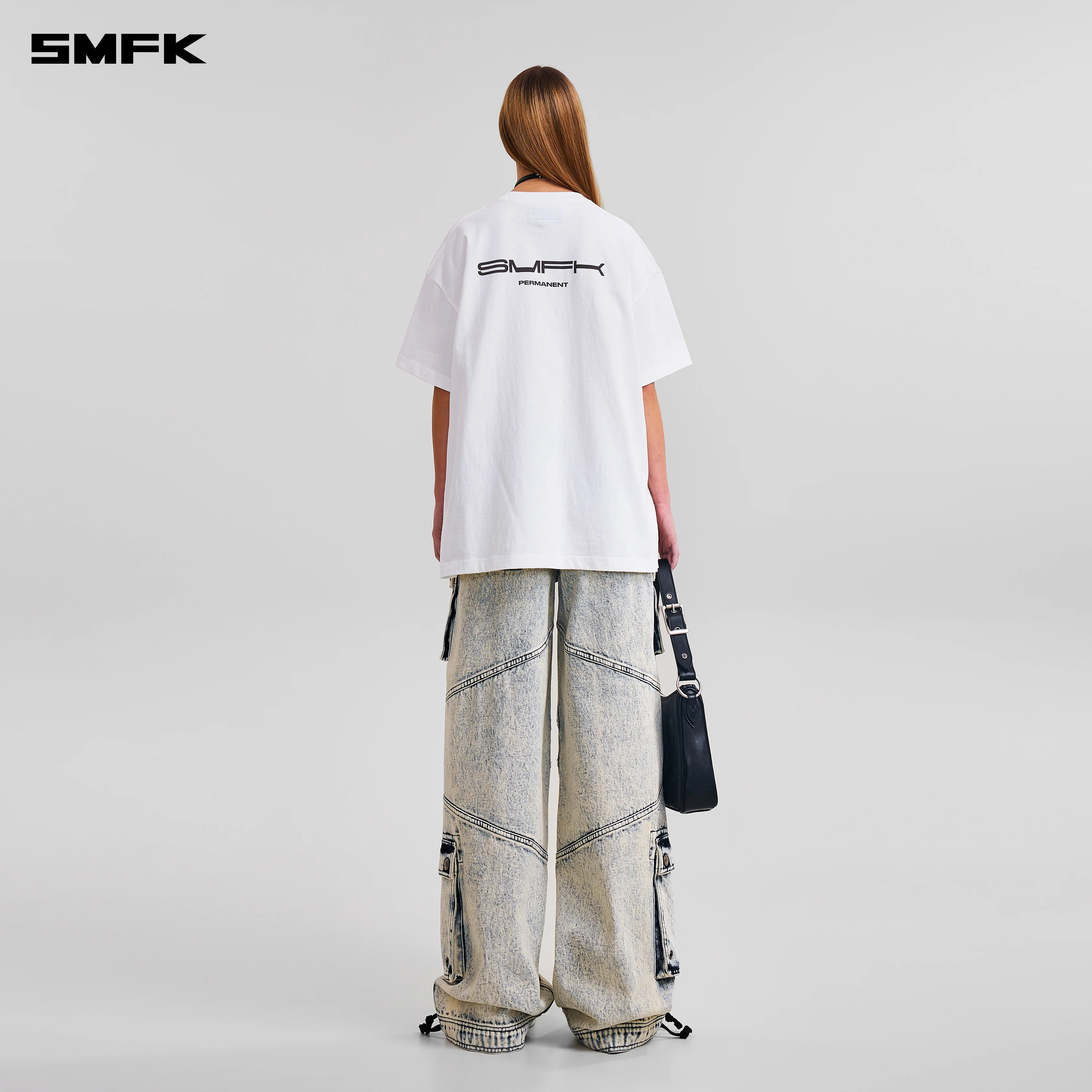 COMPASS MODE MASSIVE TEE-MAGNOLIA/COTTON CLOUD WHITE - Image 3