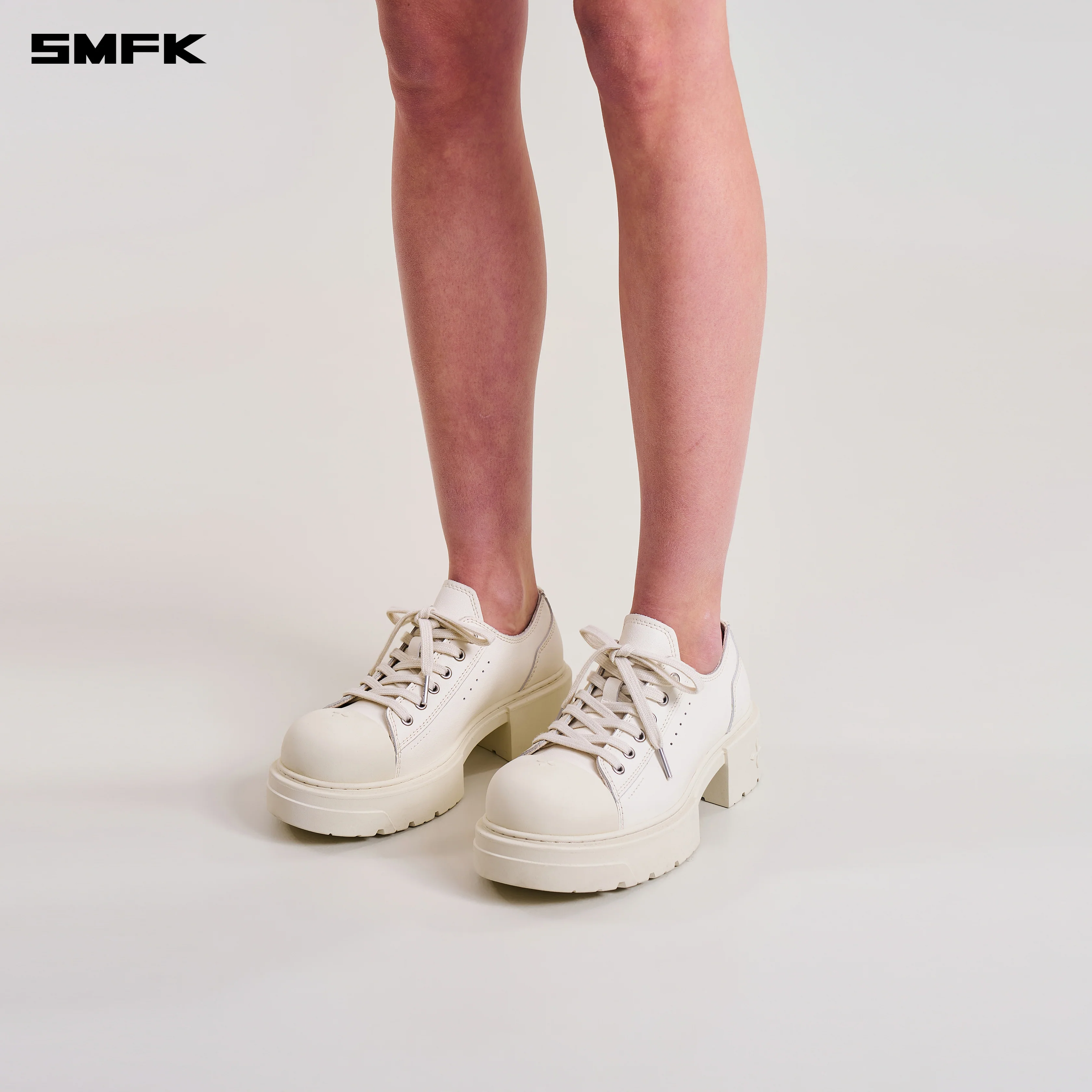 COMPASS MODE MIX THICK SNEAKER/LEATHER CLOUD WHITE - Image 2