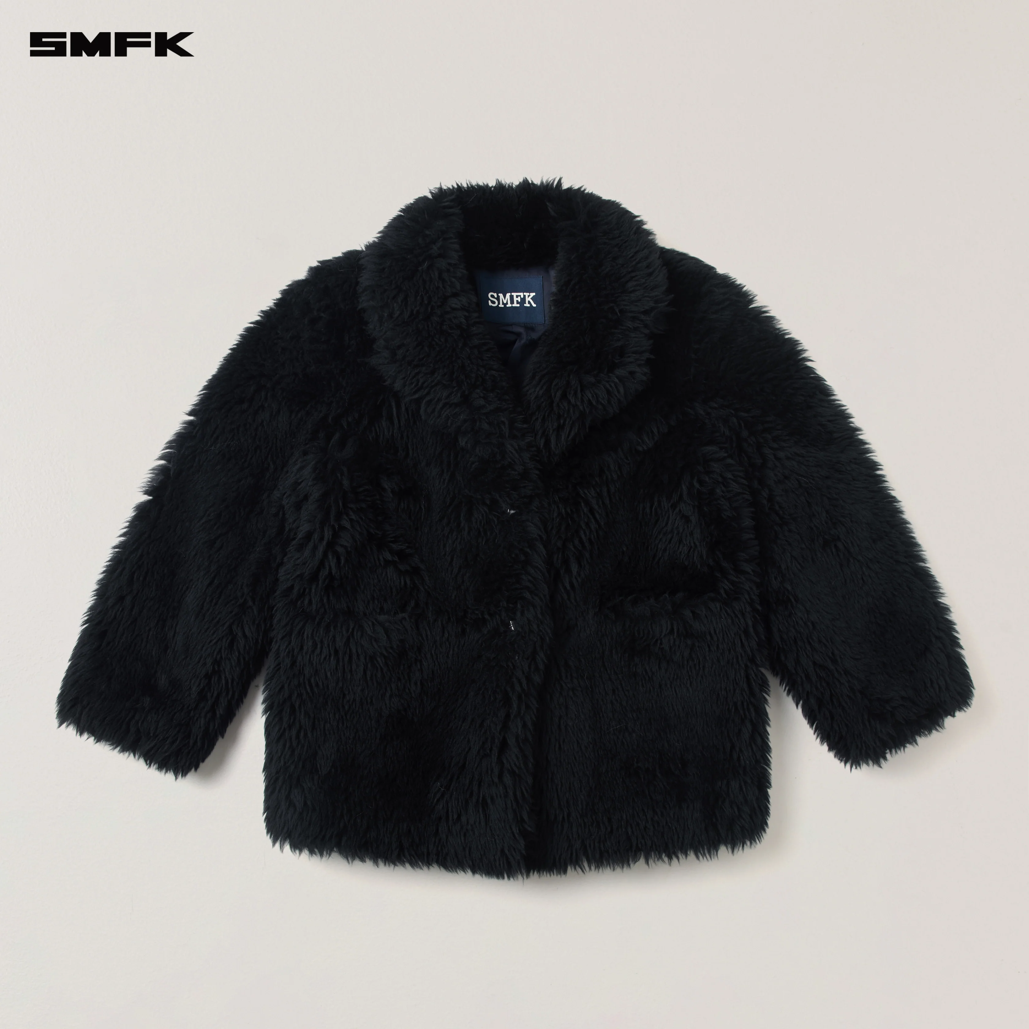 COMPASS MODE RAW WOOL LOOSE SUIT WILD BLACK - Image 5