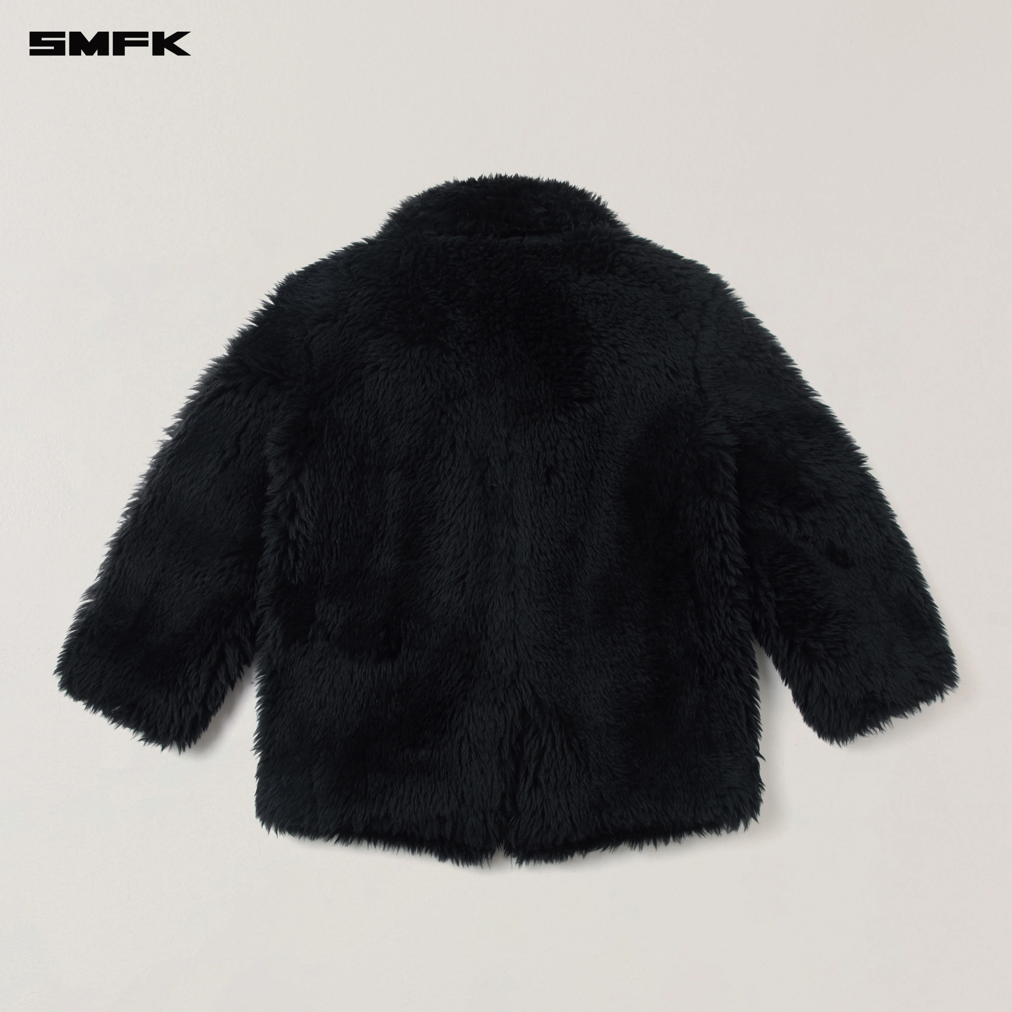 COMPASS MODE RAW WOOL LOOSE SUIT WILD BLACK - Image 6