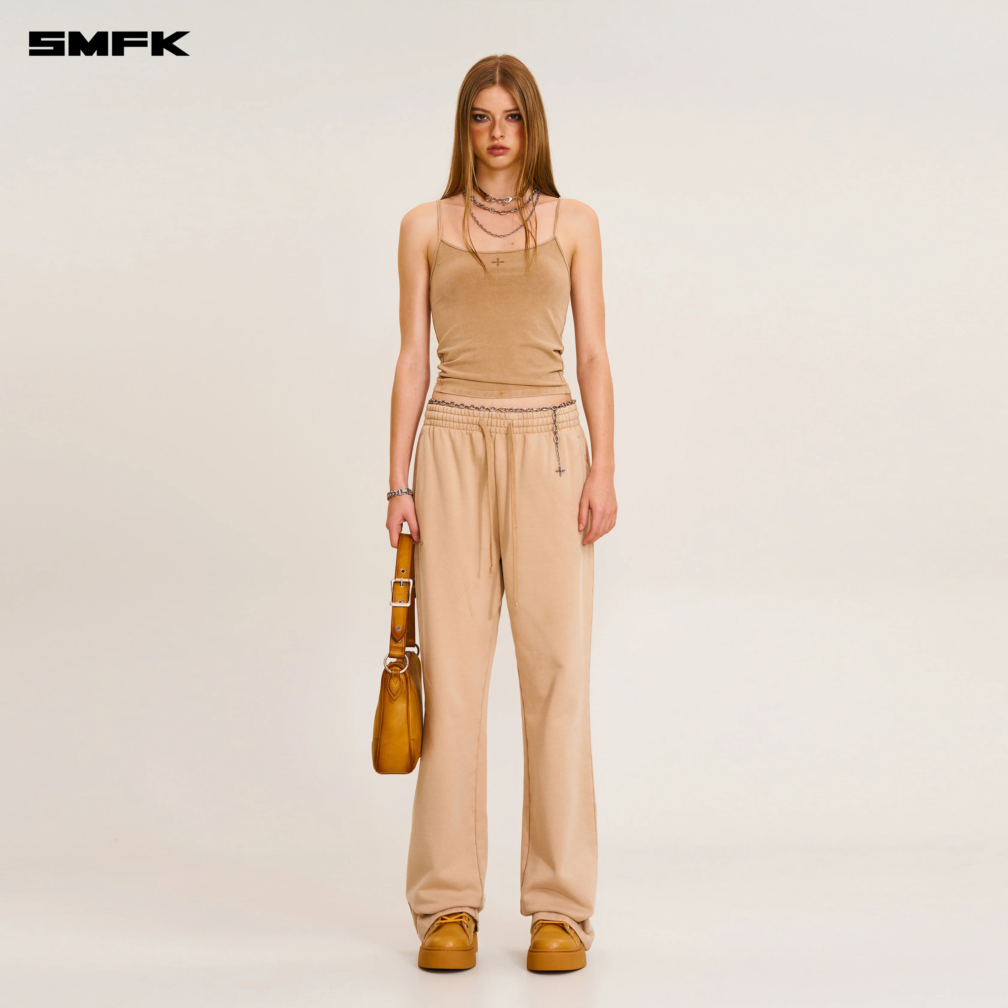 COMPASS MODE STRAIGHT SPORTS PANTS SAND