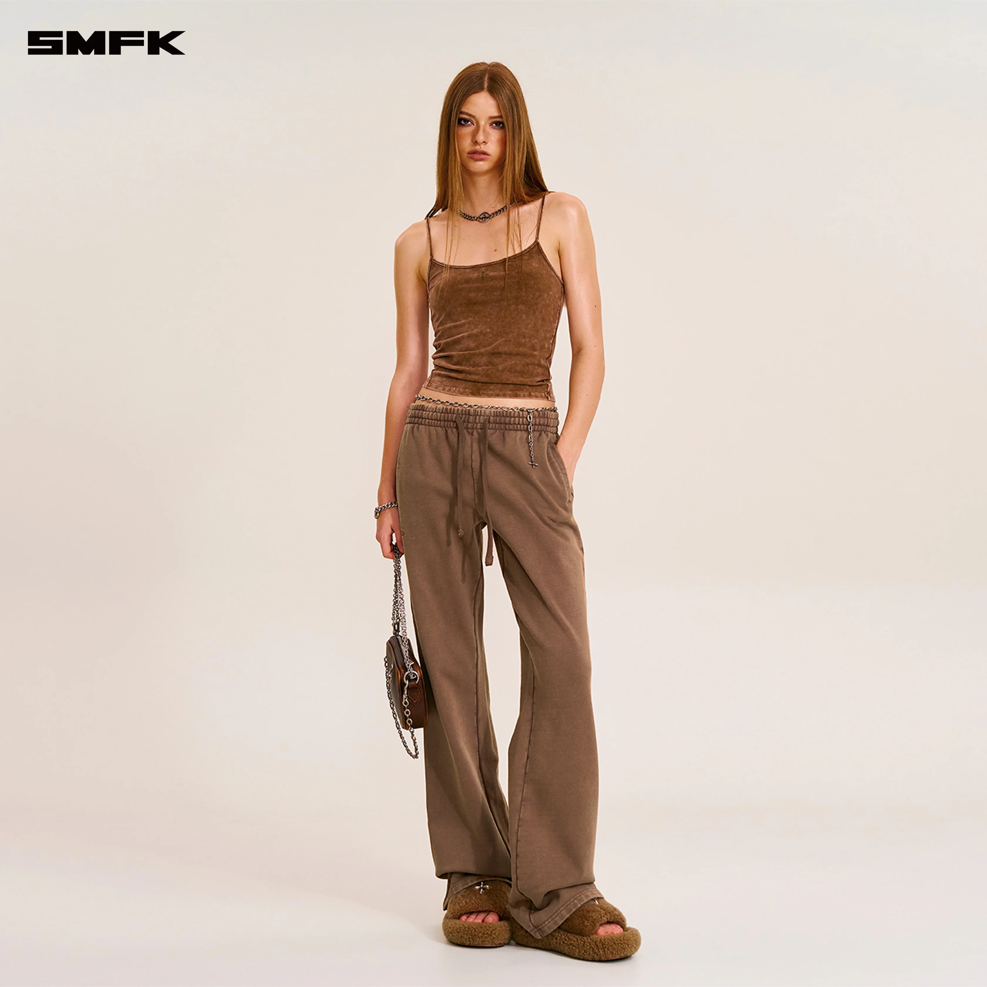 COMPASS MODE STRAIGHT SPORTS PANTS WILD HORSE BROWN - Image 5