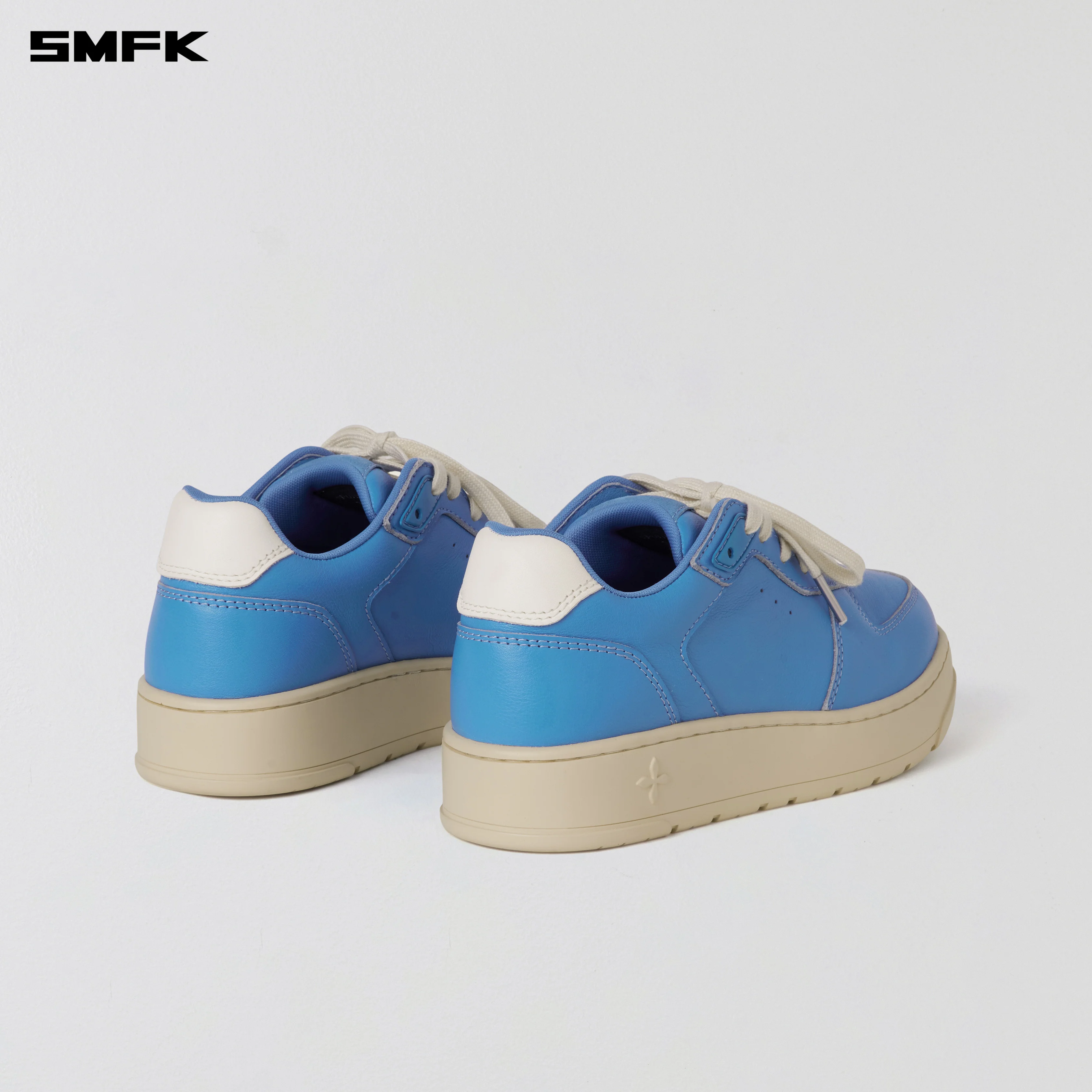 COMPASS MODE-T LEATHER SNEAKER FANTASY BLUE - Image 6