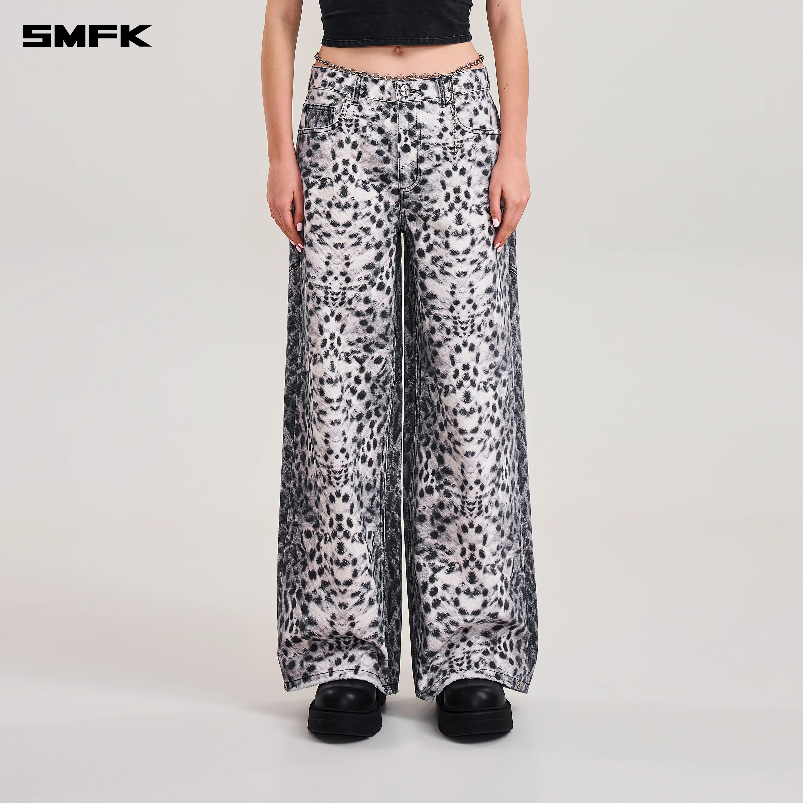 COMPASS MODE TOWER DENIM PANTS MIRAGE LEOPARD - Image 2