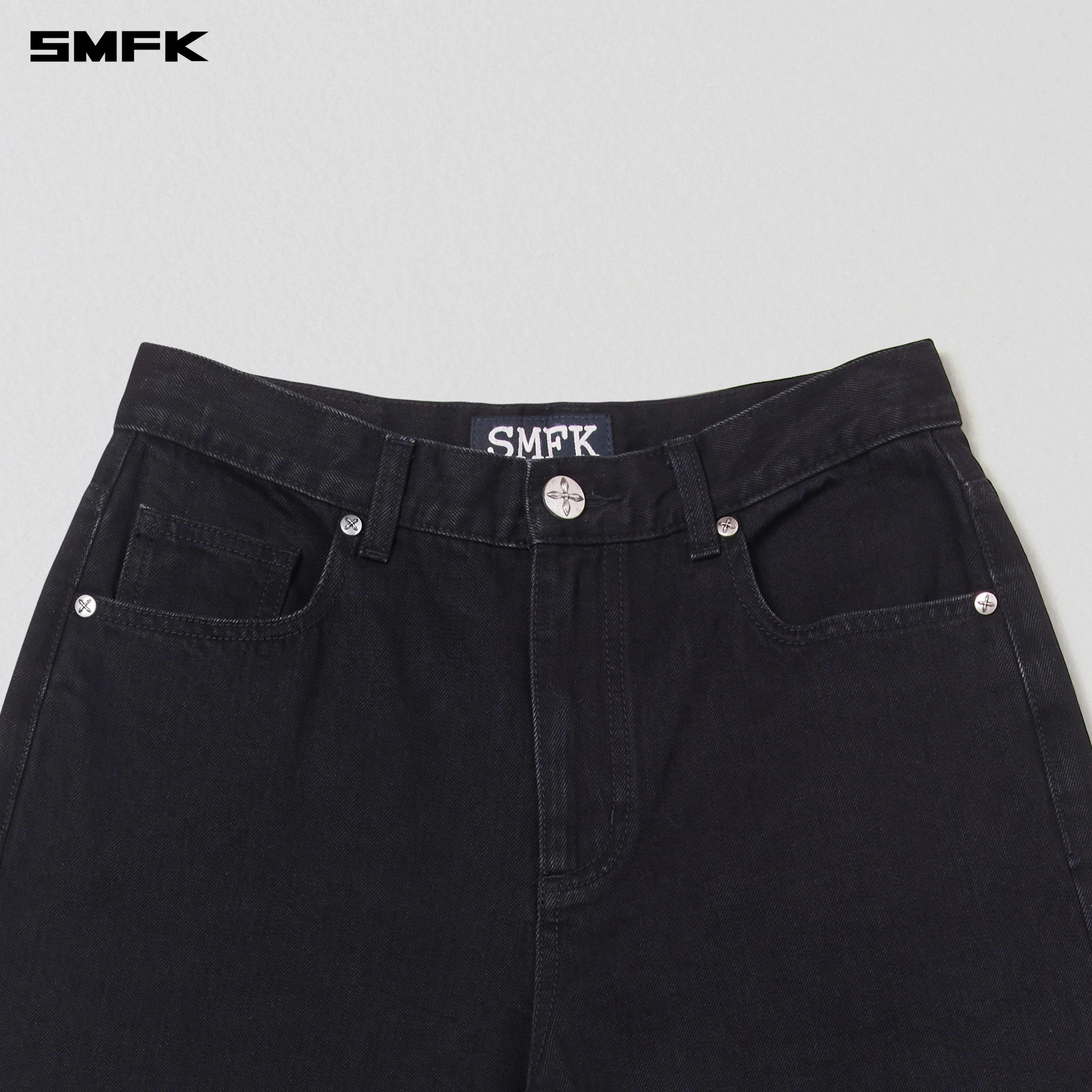 COMPASS MODE TOWER DENIM PANTS WILD BLACK - Image 7