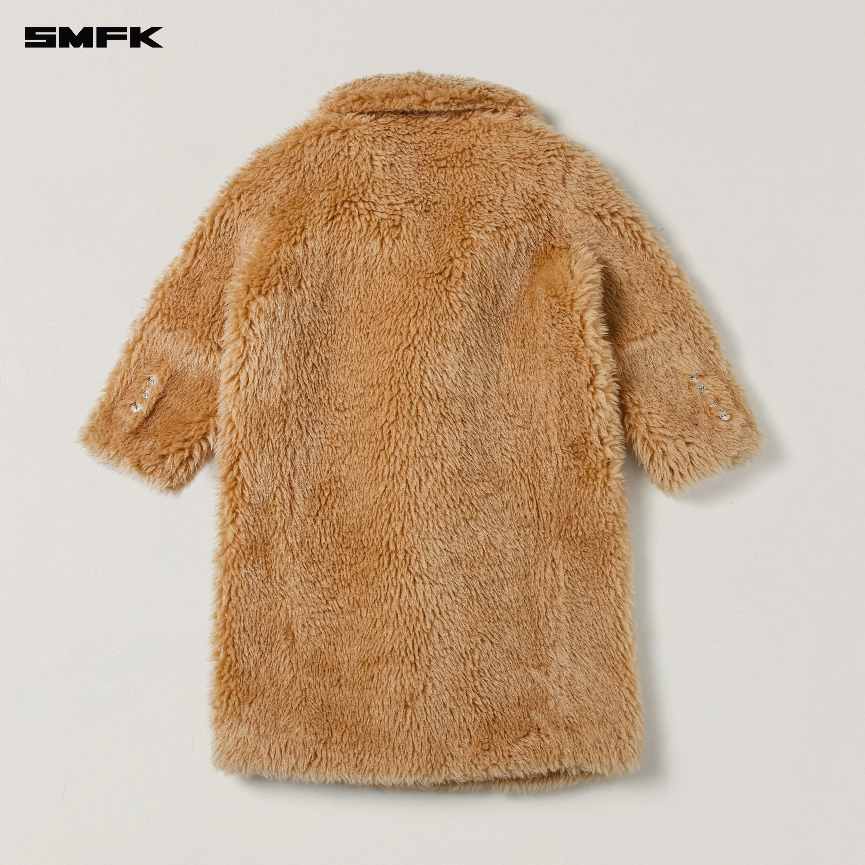 COMPASS MODE WASTEDLAND POWER WOOL OVERCOAT GRASSLAND BROWN - Image 6