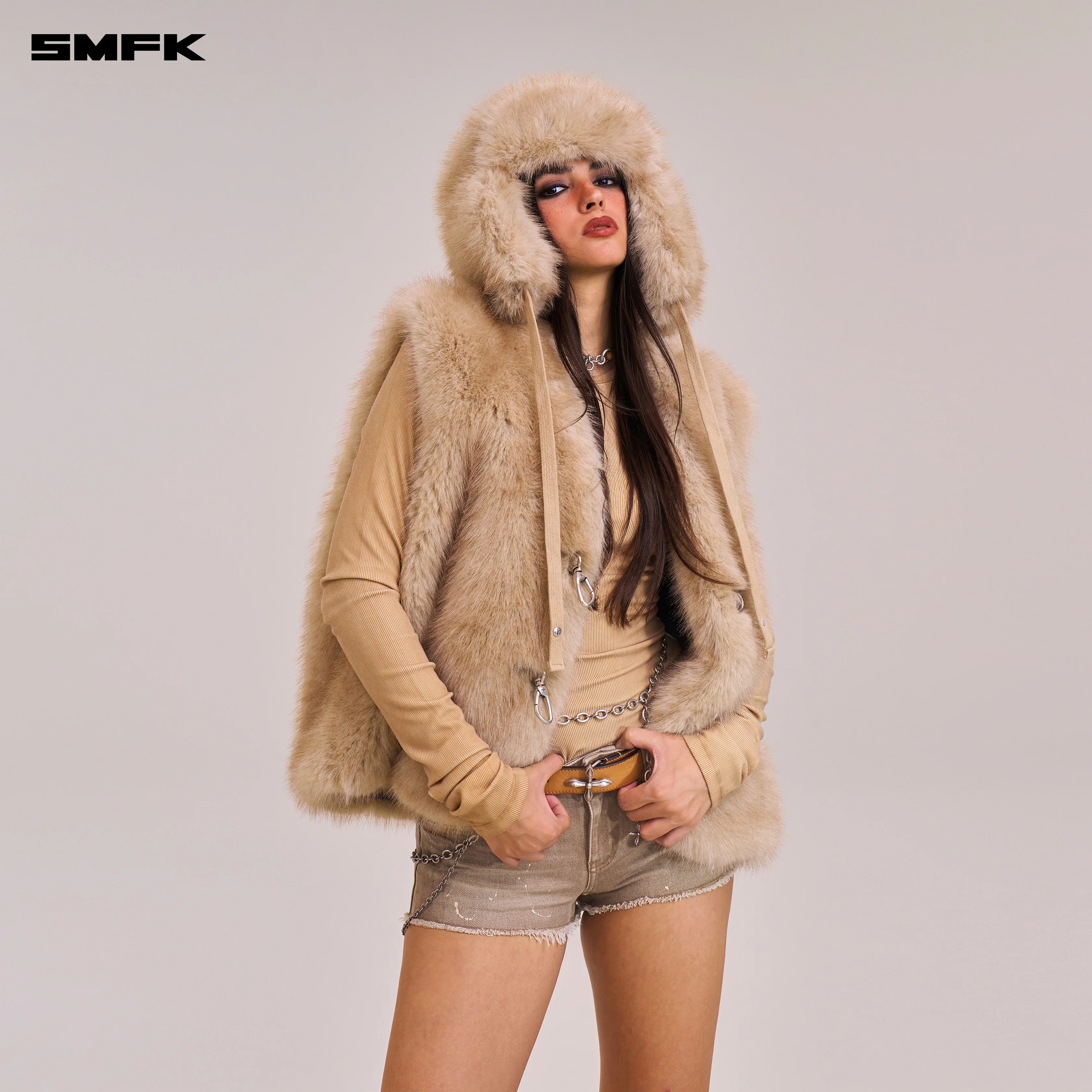 COMPASS MODE WASTELAND FURRY HUNTING HAT SAND - Image 6
