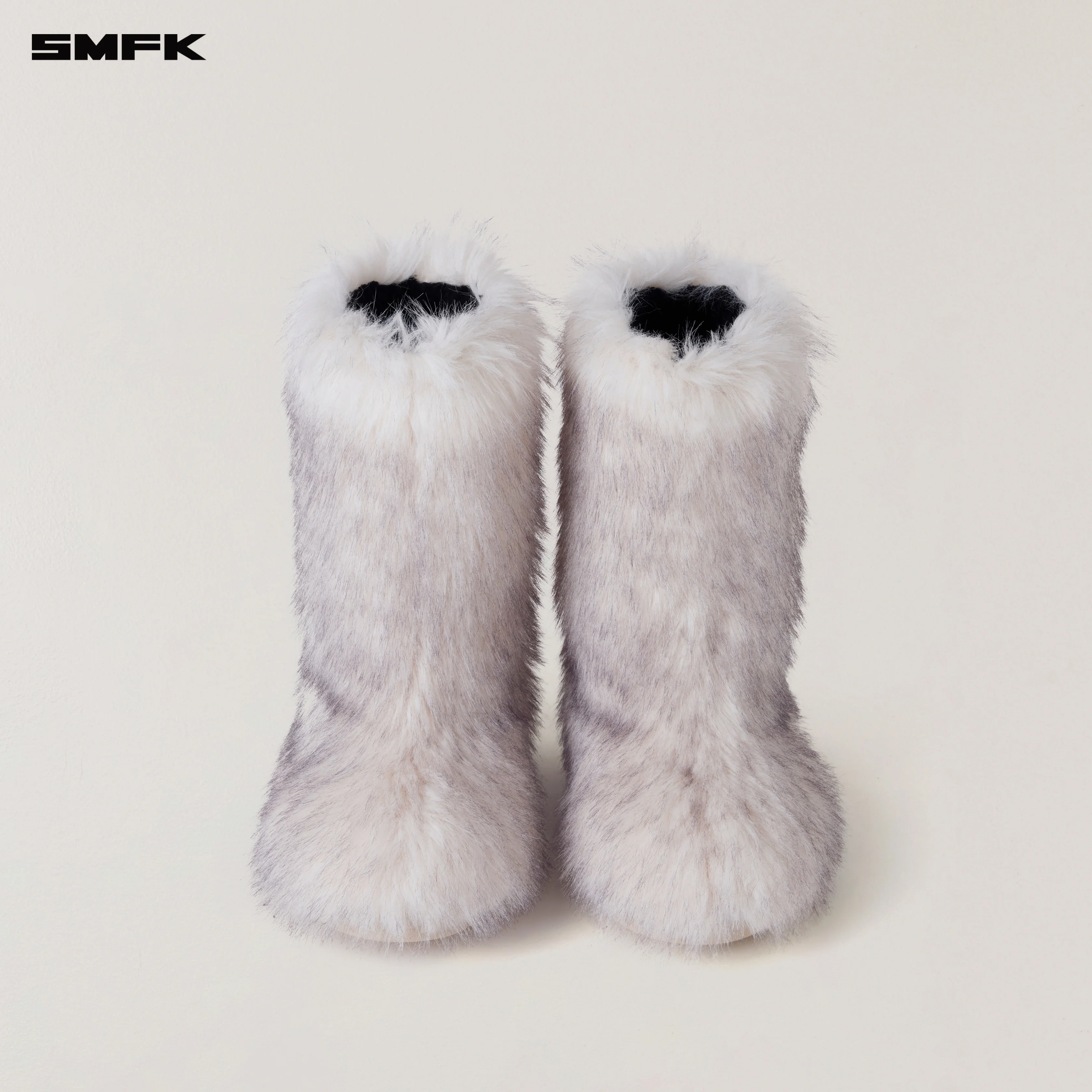 COMPASS MODE WASTELAND SHEARLING HUNTING BOOTS/MIDDLE ARCTIC FOX WHITE - Image 4