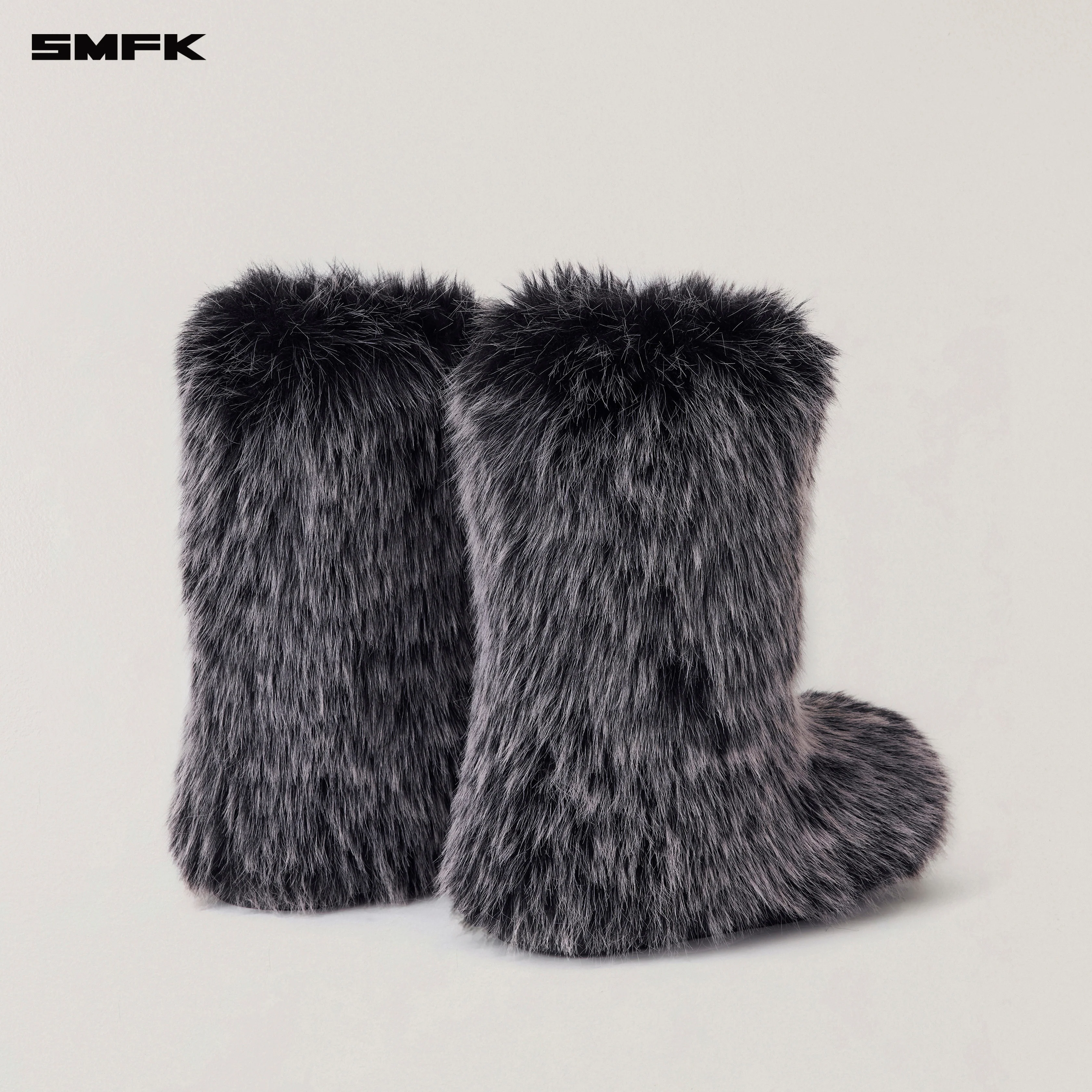 COMPASS MODE WASTELAND SHEARLING HUNTING BOOTS/MIDDLE SILVER FOX - Image 6