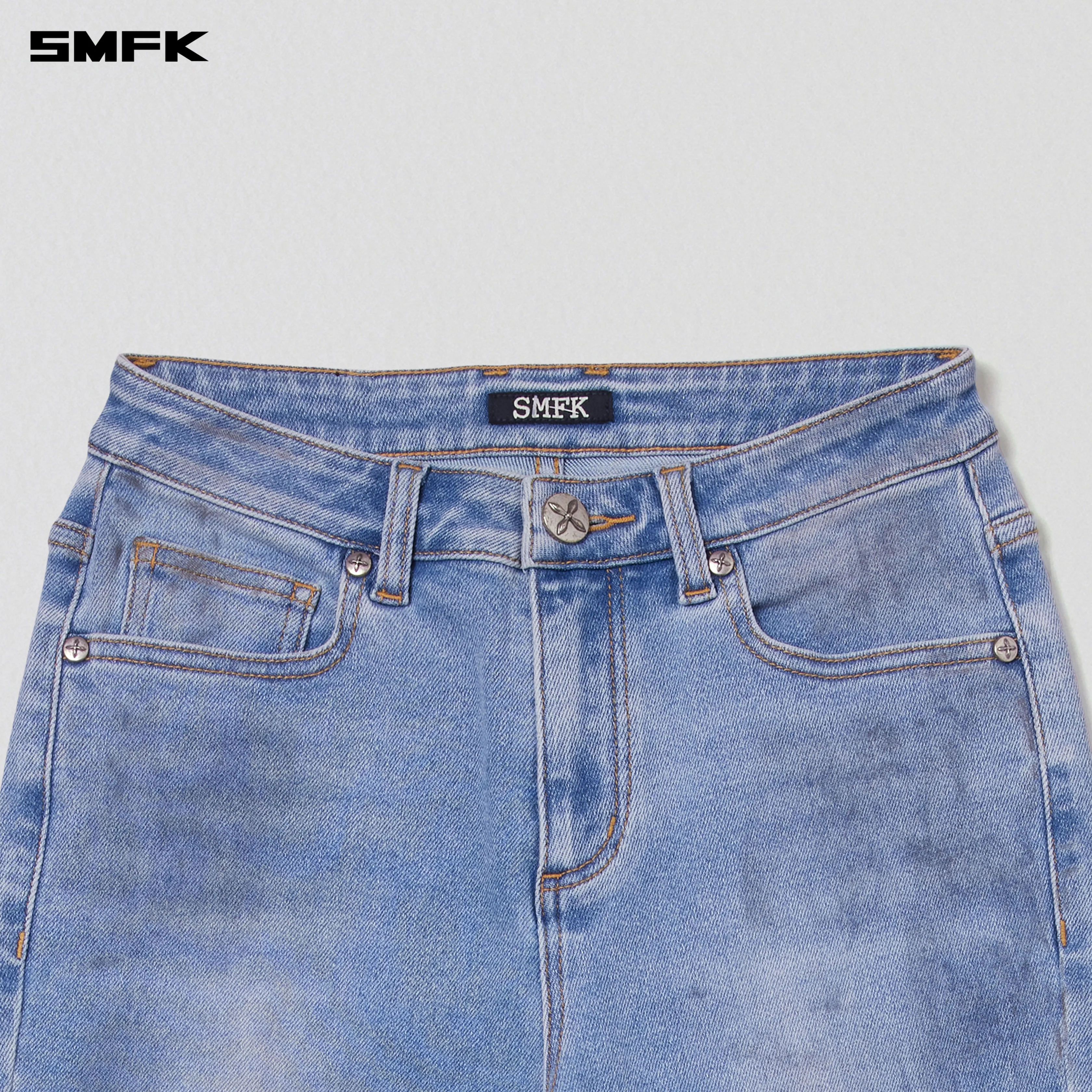 COMPASS MODE WASTELAND STORM DENIM PANTS SKY BLUE - Image 7