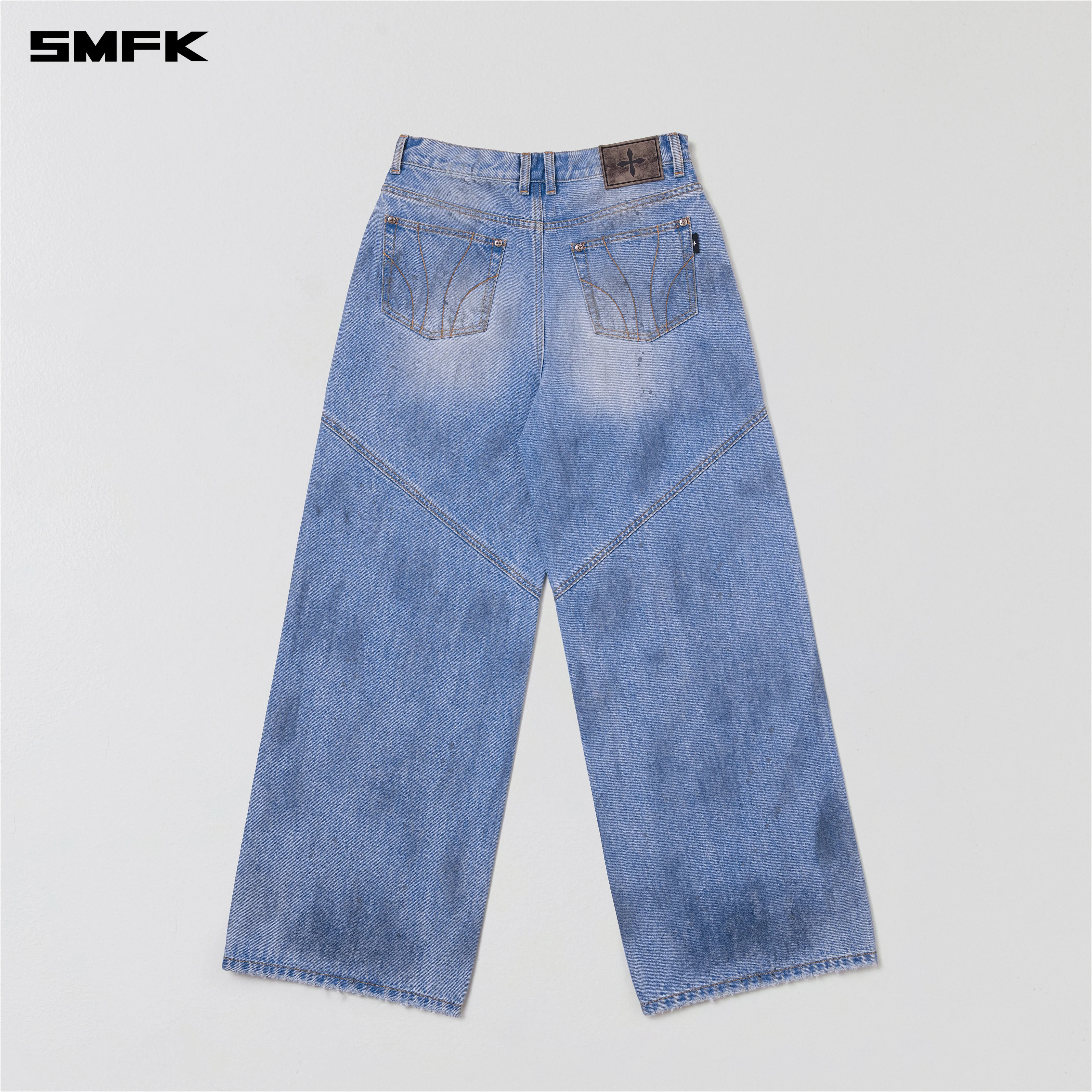 COMPASS MODE WASTELAND TOWER DENIM PANTS SKY BLUE - Image 6
