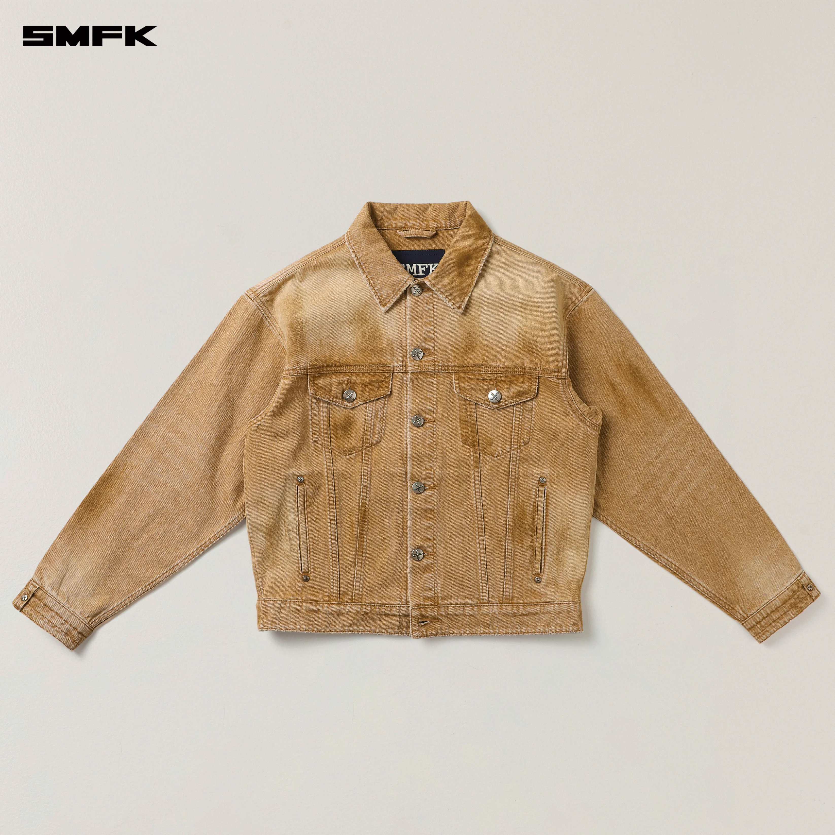 COMPASS MODE WILD FLAME DENIM JACKET GRASSLAND KHAKI - Image 5