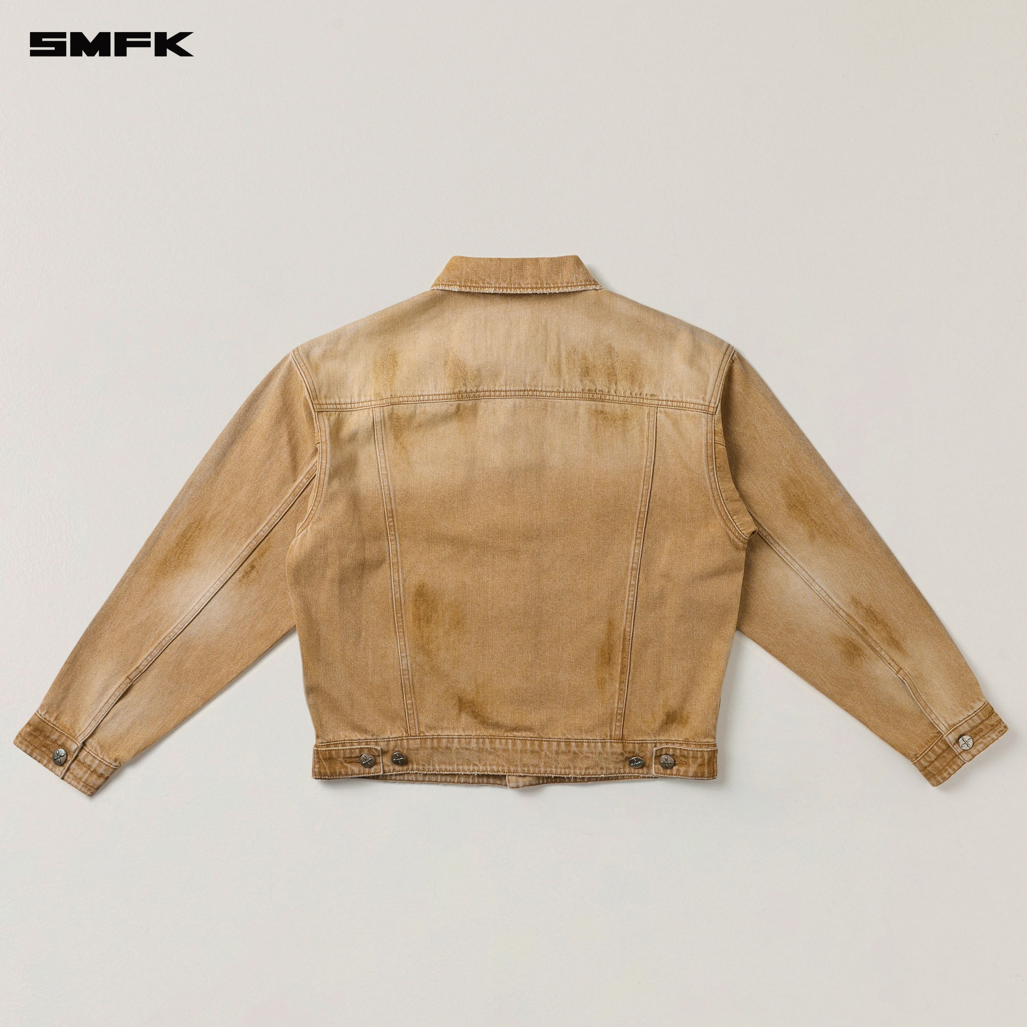 COMPASS MODE WILD FLAME DENIM JACKET GRASSLAND KHAKI - Image 6