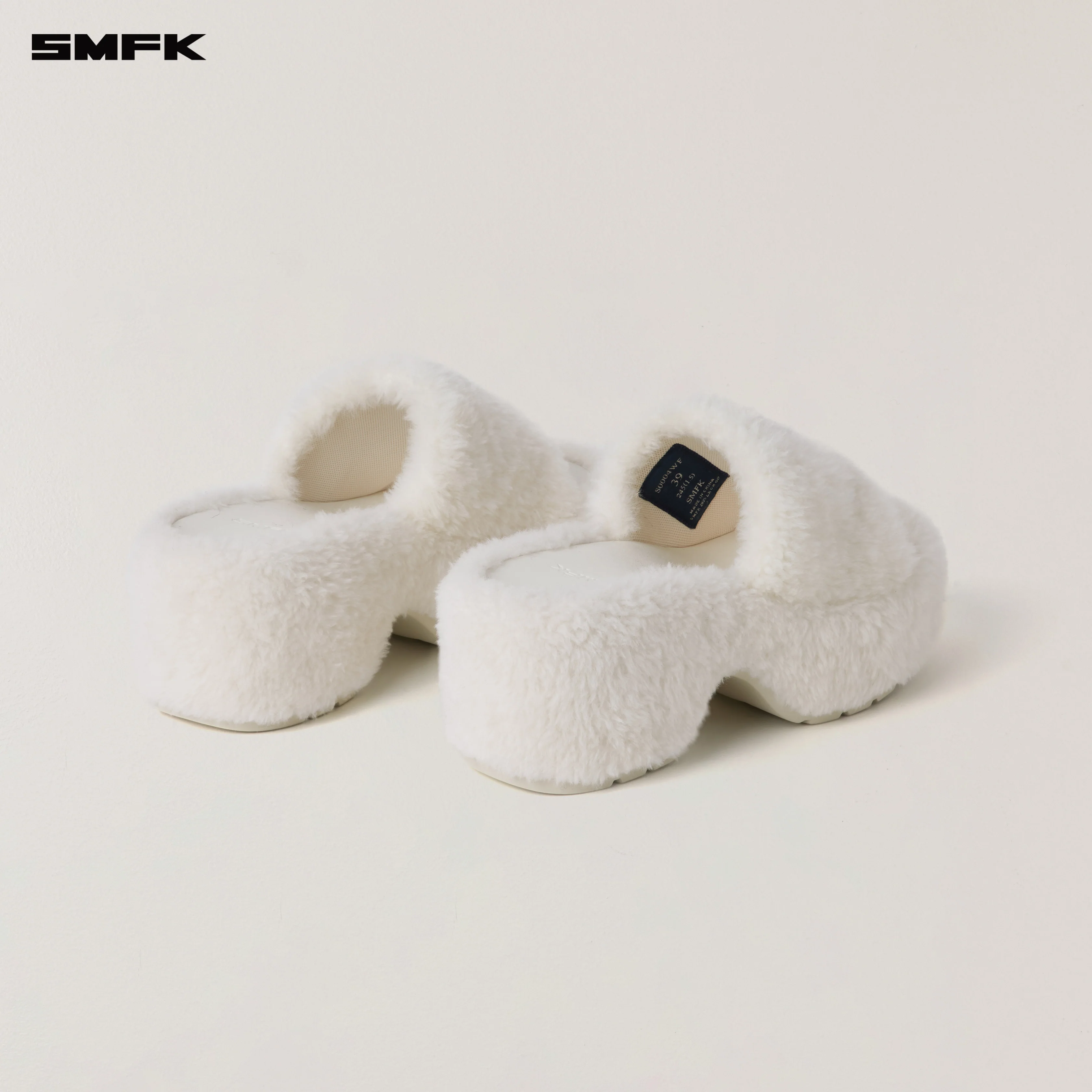 COMPASS MODE WOOL SHEARLING UNITY SLIPPER/HIGH SNOW MOUNTAIN WHITE - Image 6