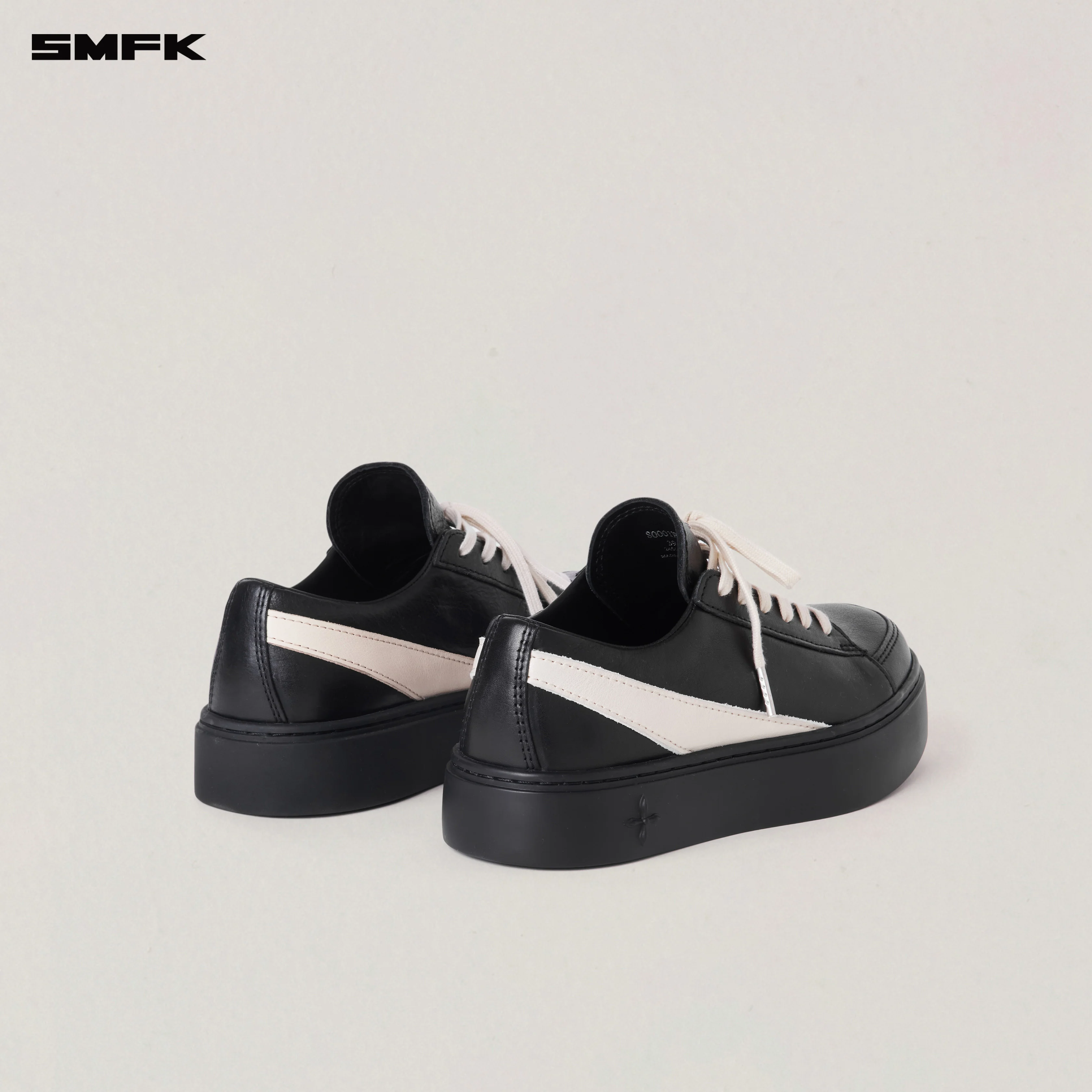 COMPASS ORIGIN  LEATHER SNEAKER LOW WILD BLACK - Image 6