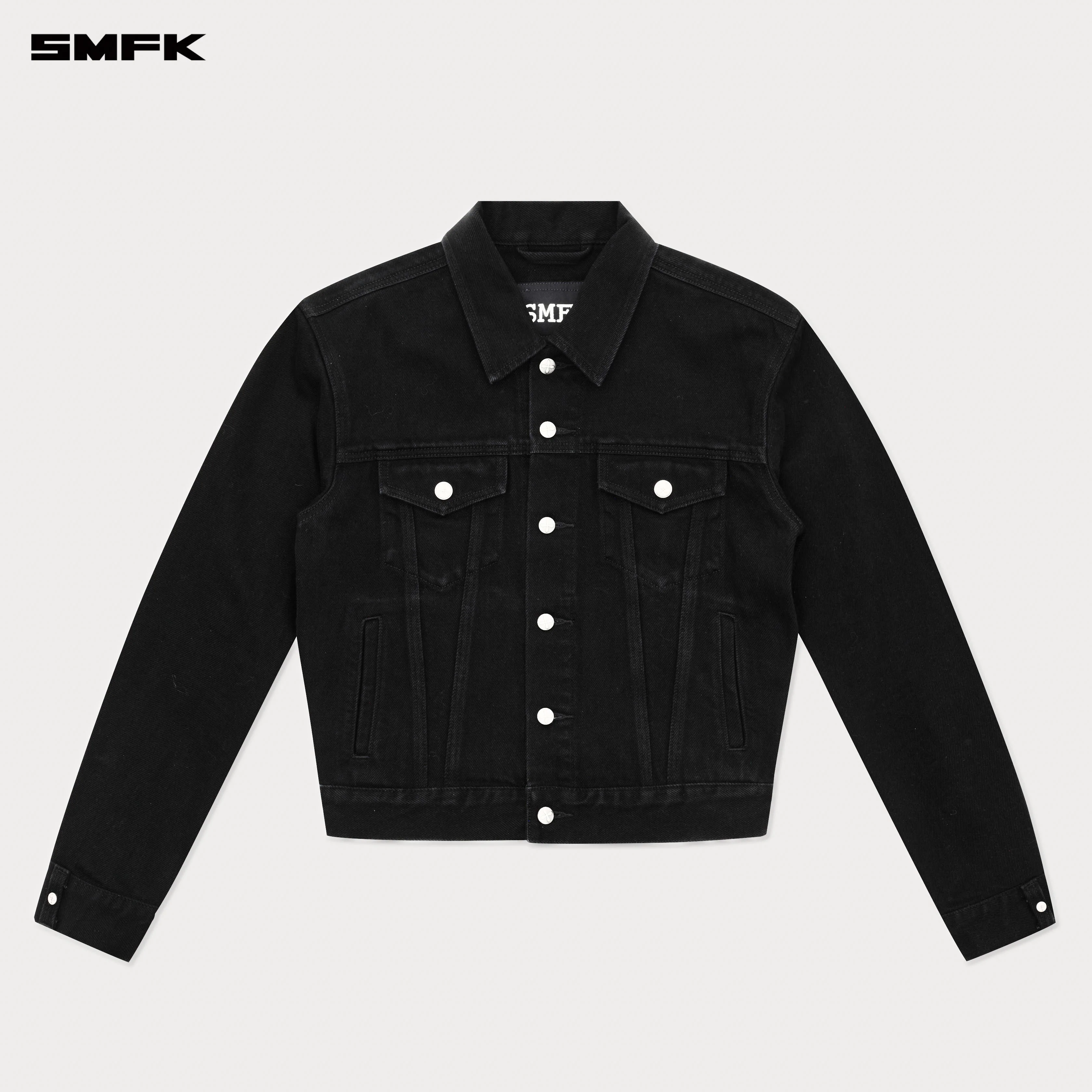 Compass Permanent Denim Jacket Black - Image 6