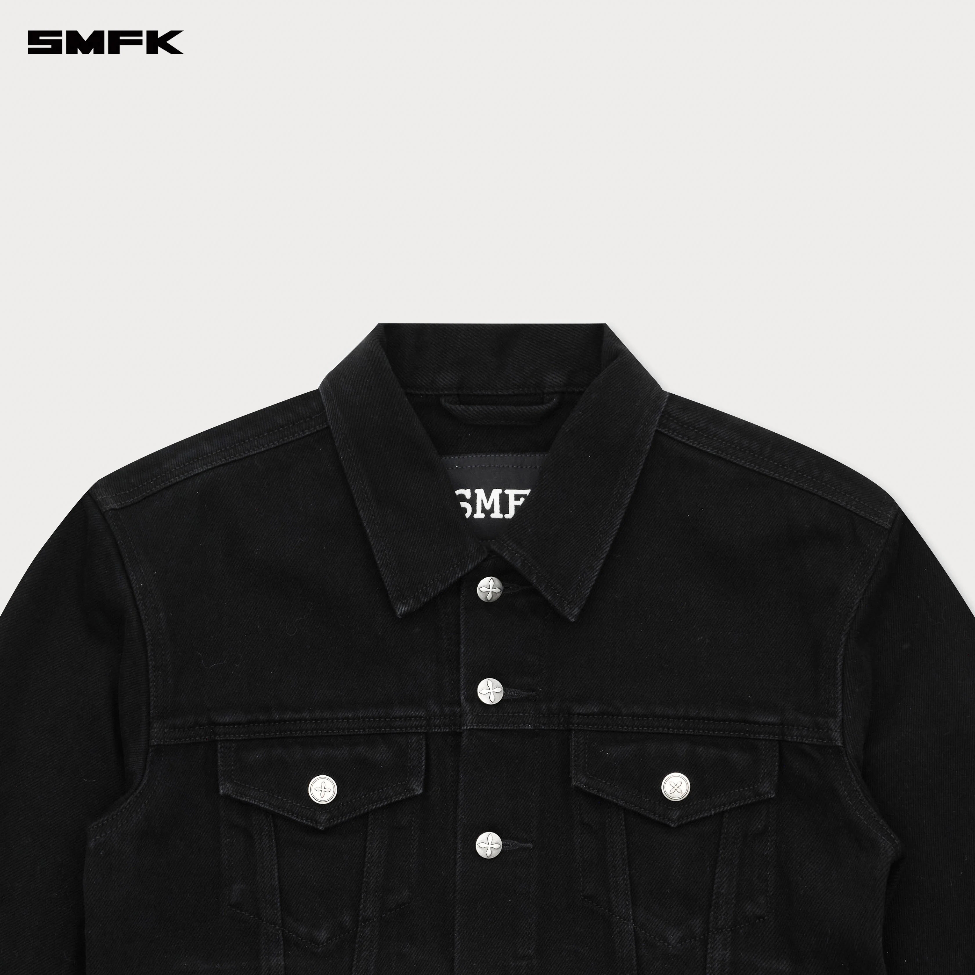 Compass Permanent Denim Jacket Black - Image 8