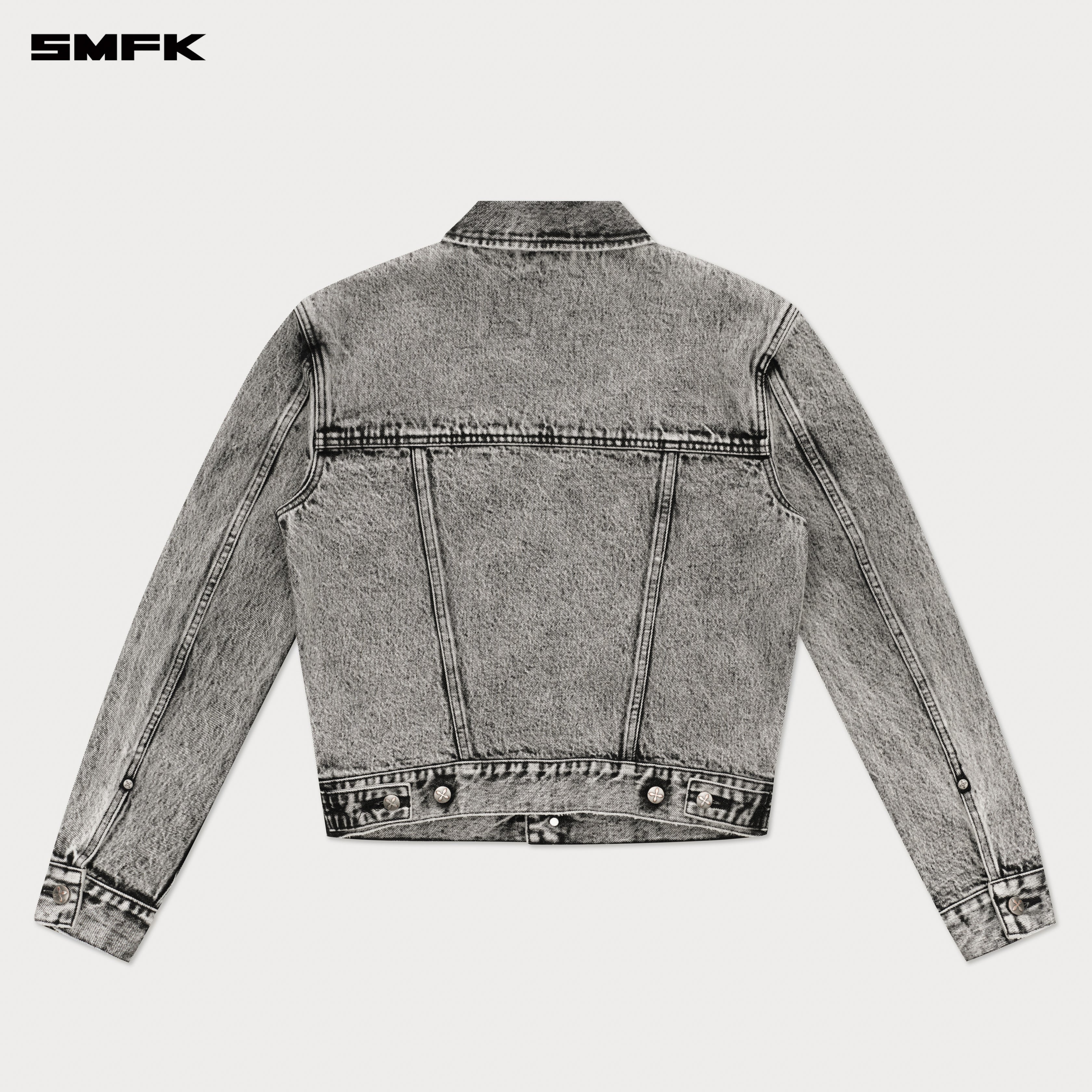 Compass Permanent Denim Jacket Dust Gray - Image 6