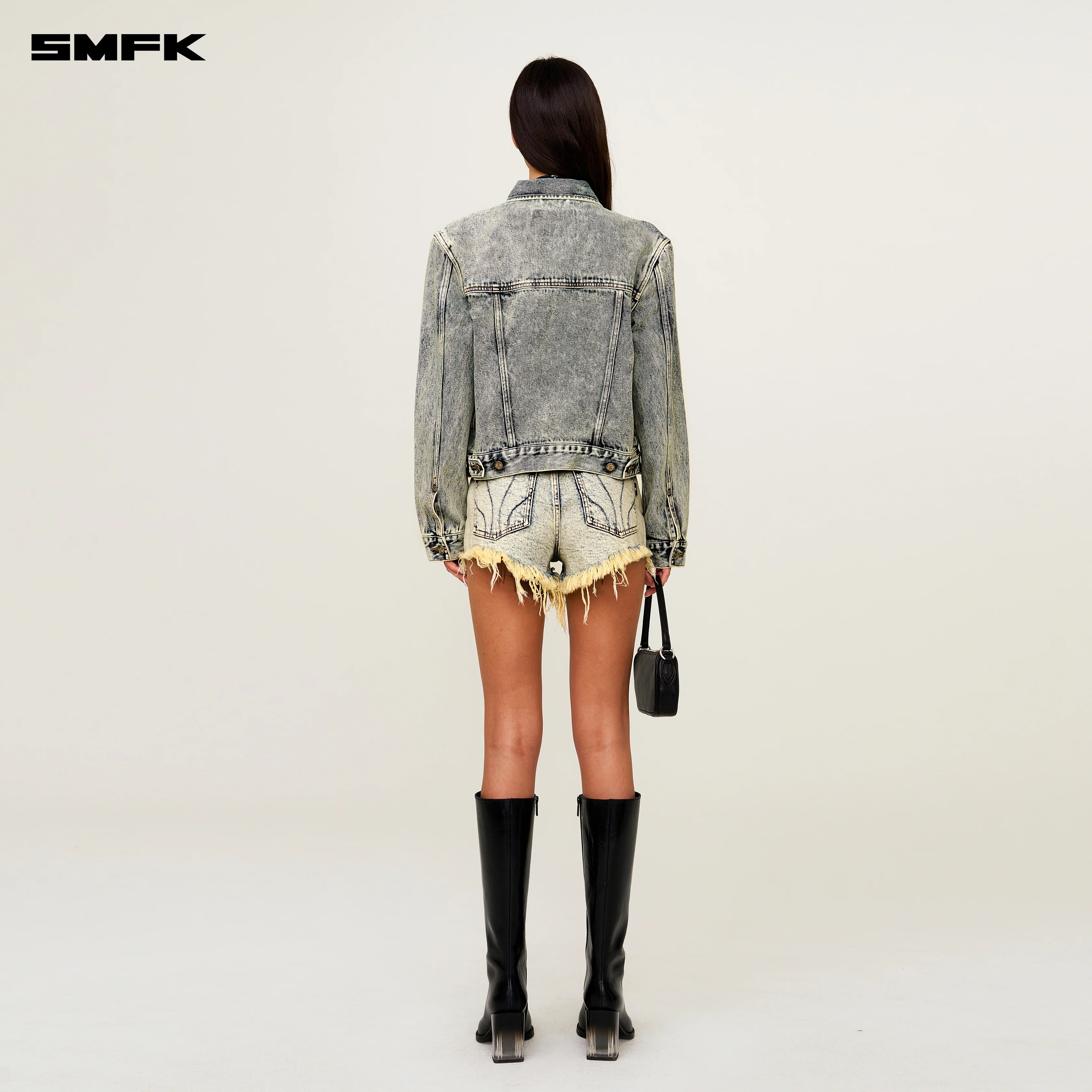 Compass Permanent Denim Jacket Snowflake - Image 3