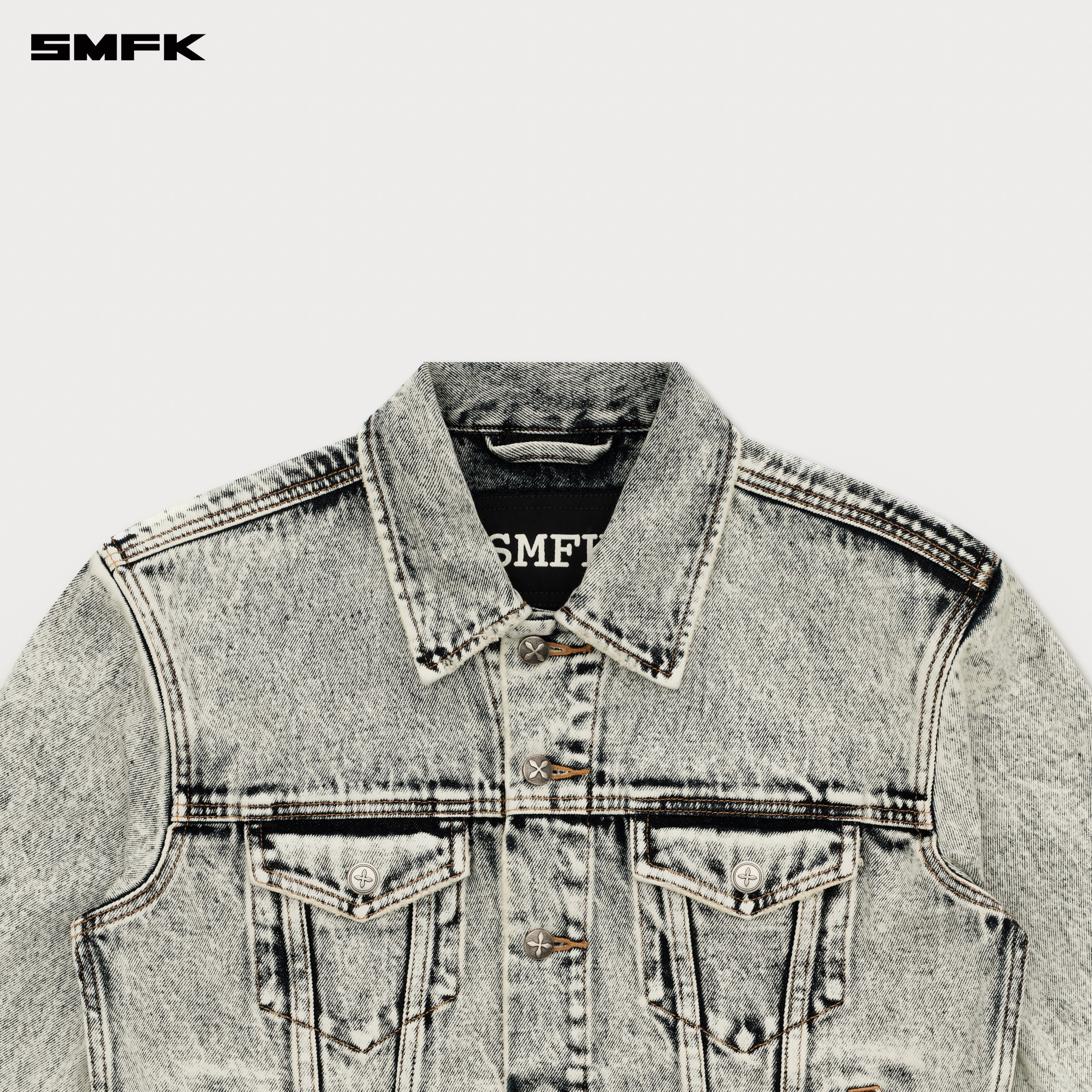 Compass Permanent Denim Jacket Snowflake - Image 7