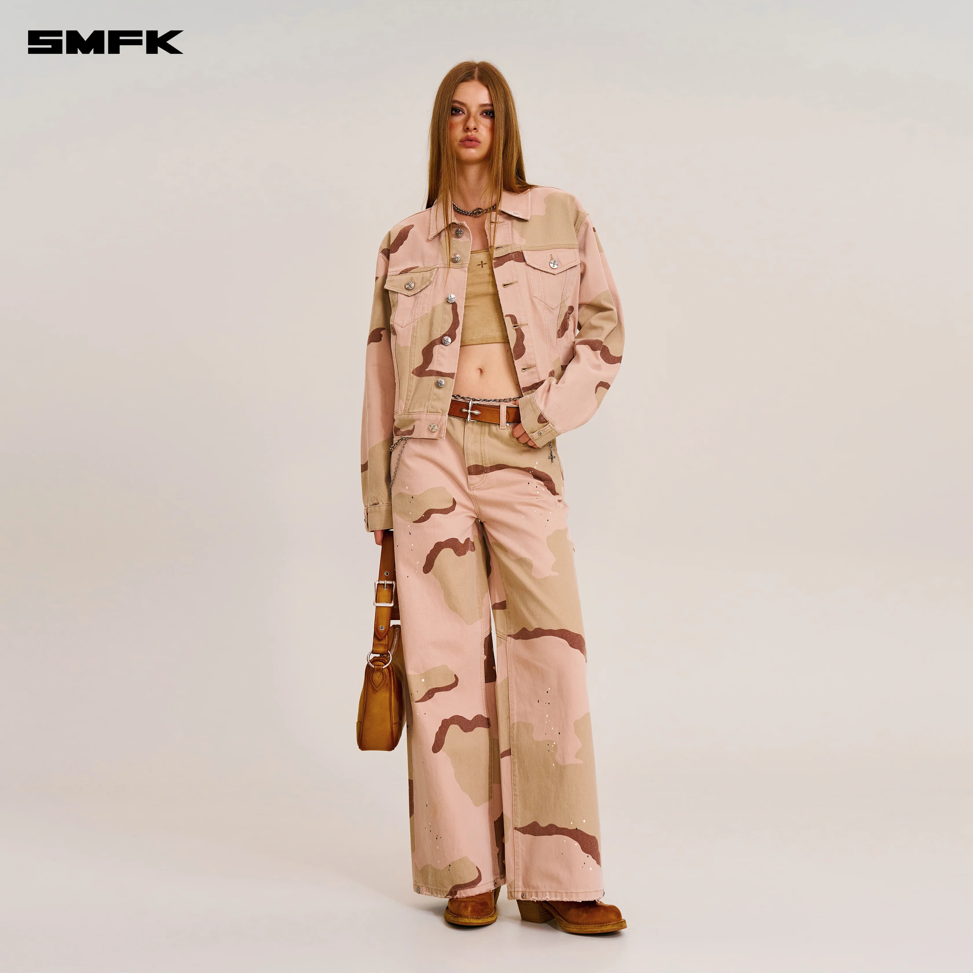 COMPASS PERMANENT SLIM DENIM JACKET DESERT CAMOUFLAGE - Image 4