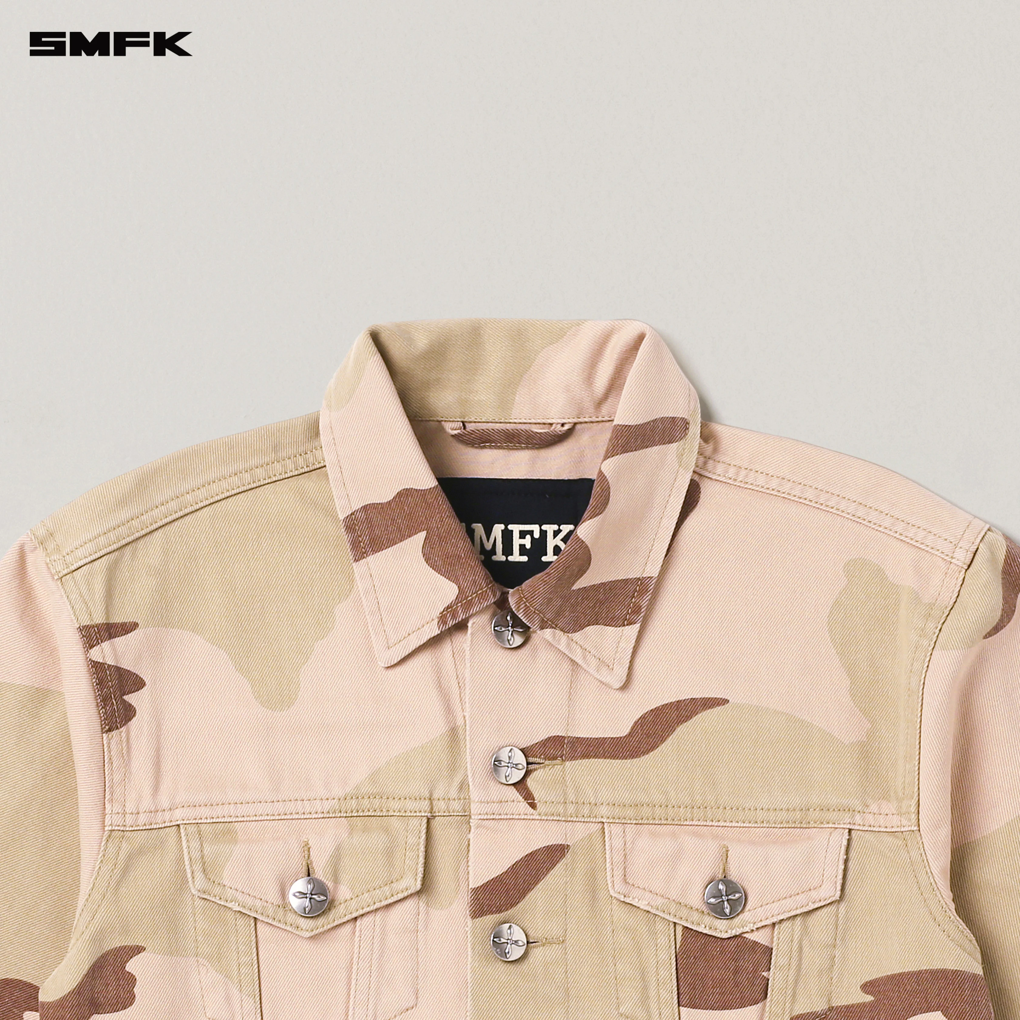 COMPASS PERMANENT SLIM DENIM JACKET DESERT CAMOUFLAGE - Image 7