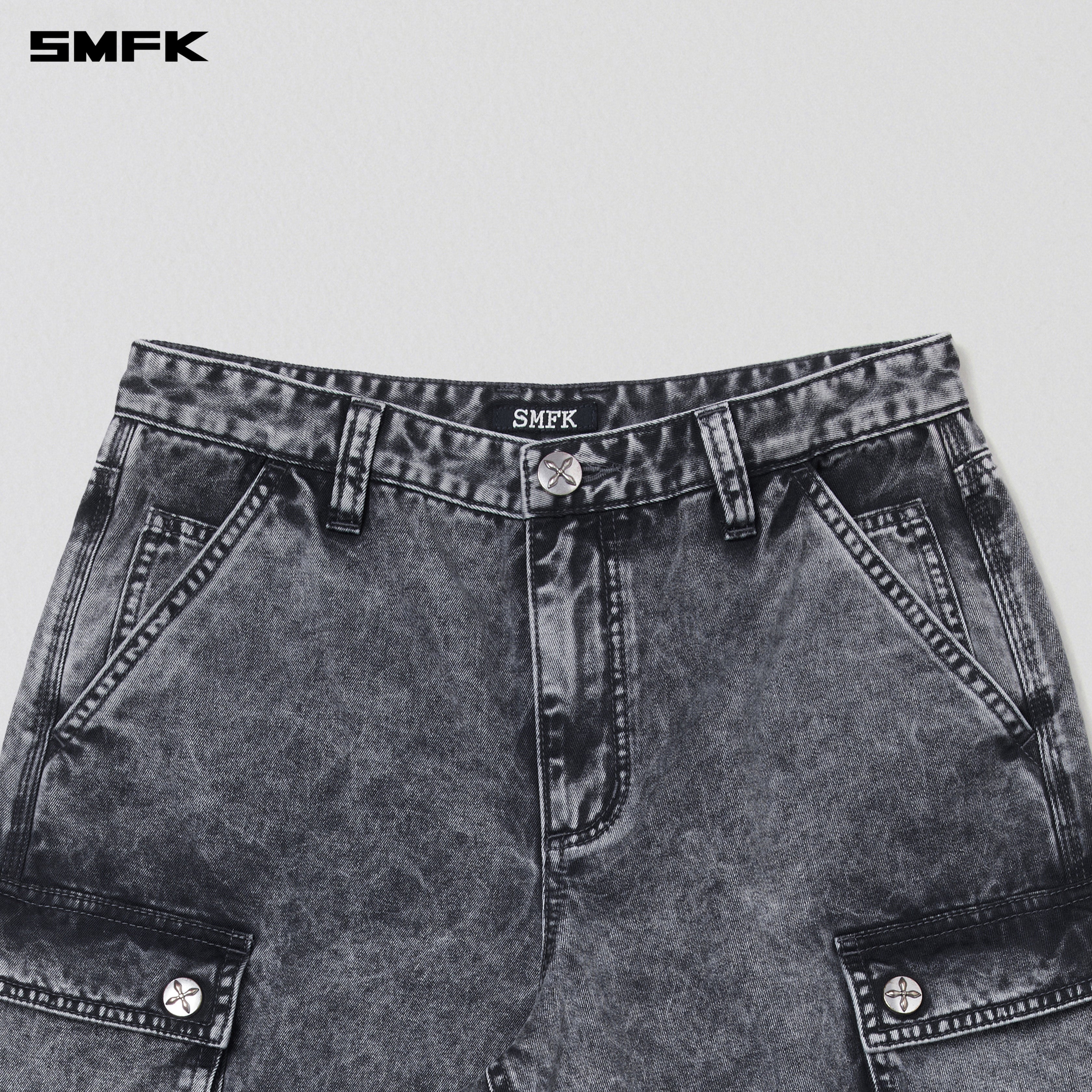 COMPASS RETRO TOWER CARGO PANTS STORM GREY - Image 7