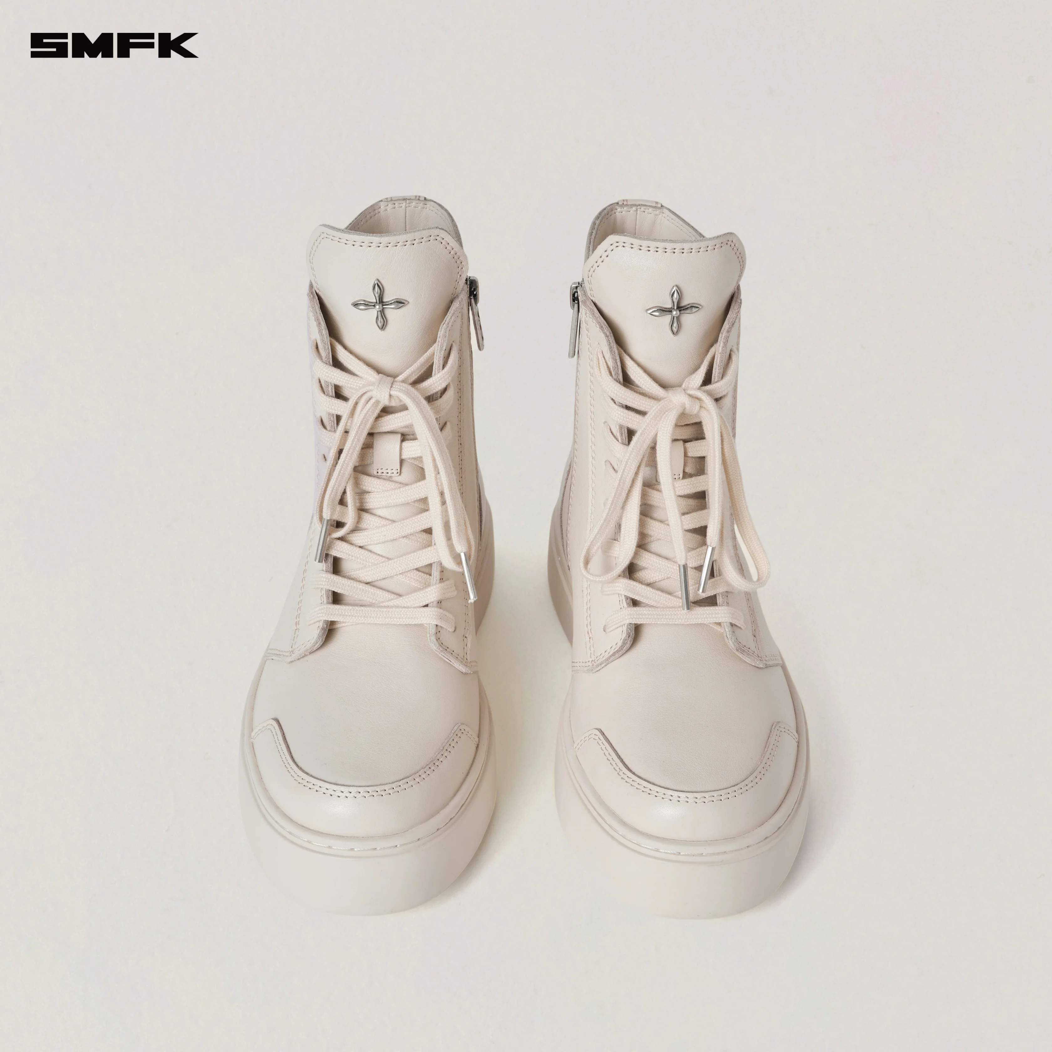 COMPASS RUSH LEATHER SNEAKER/HIGH SNOW MOUNTAIN WHITE - Image 4